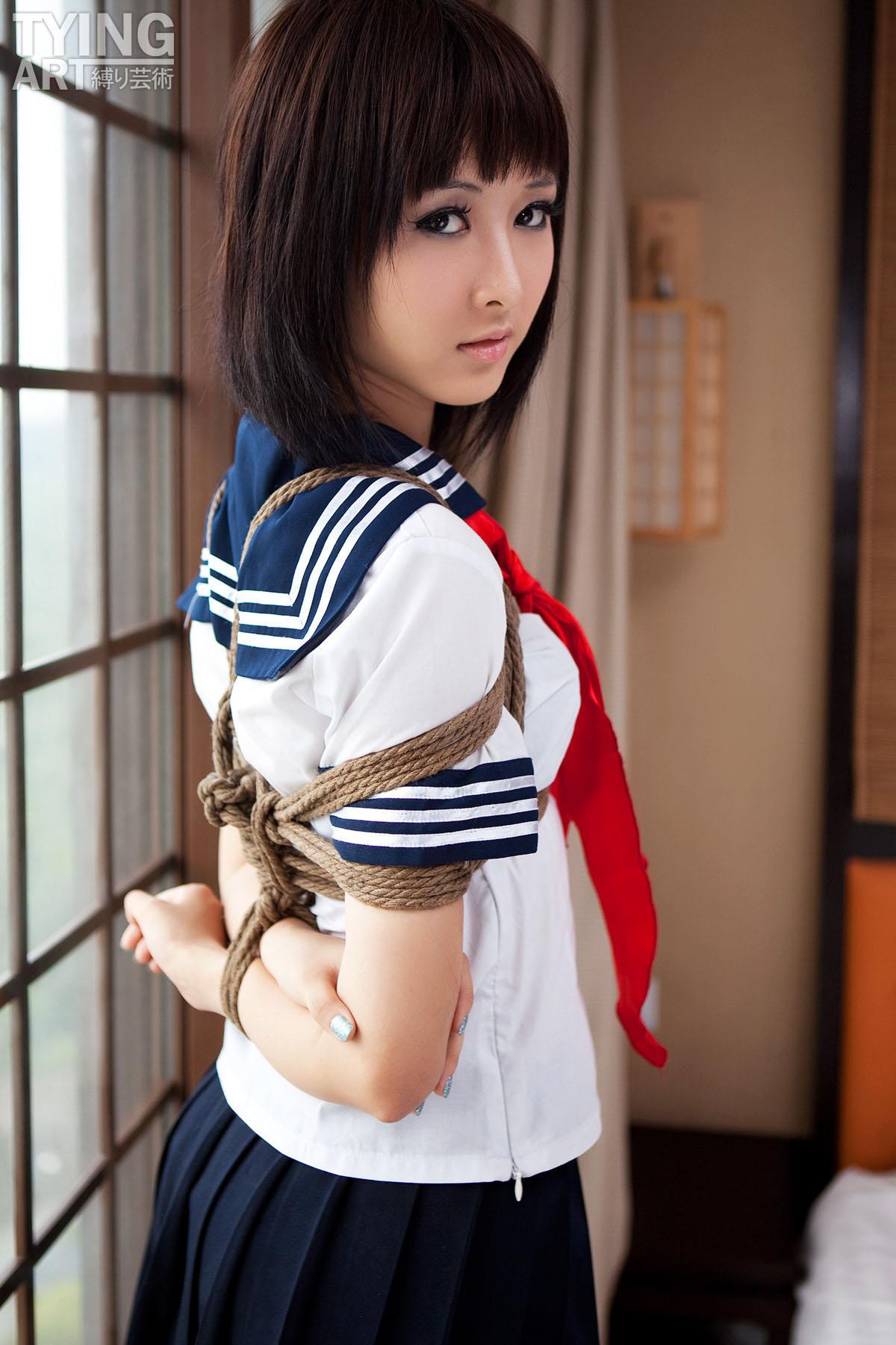 [禁忌摄影]Taboo-love NO.090 TyingArt 縛リ芸術 Shiryl School Girl[27P/6.69MB]插图2