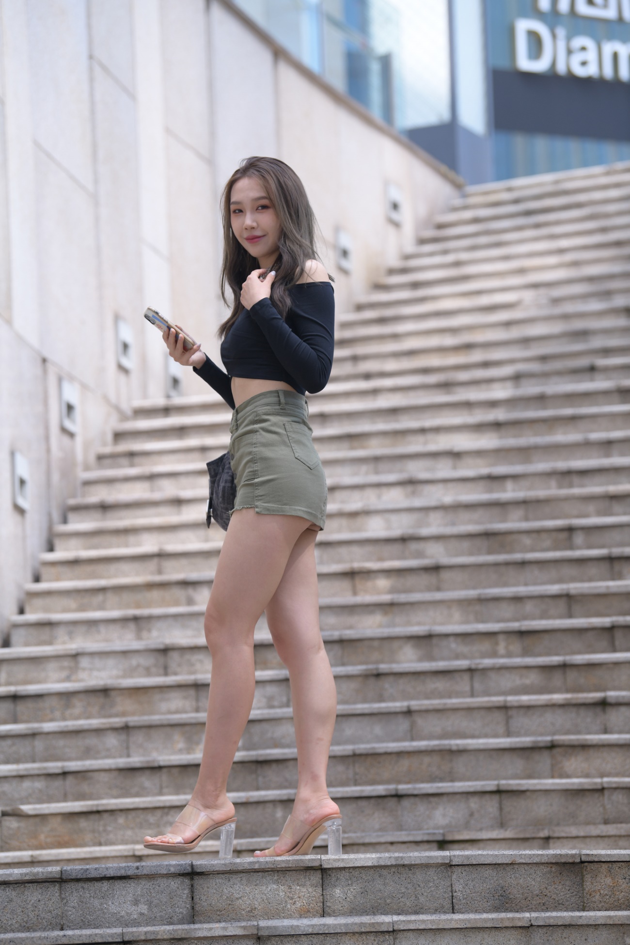 精选街拍作品 NO.1671 一始街拍作品 – 绿色短裙女孩[740P/906MB]插图4