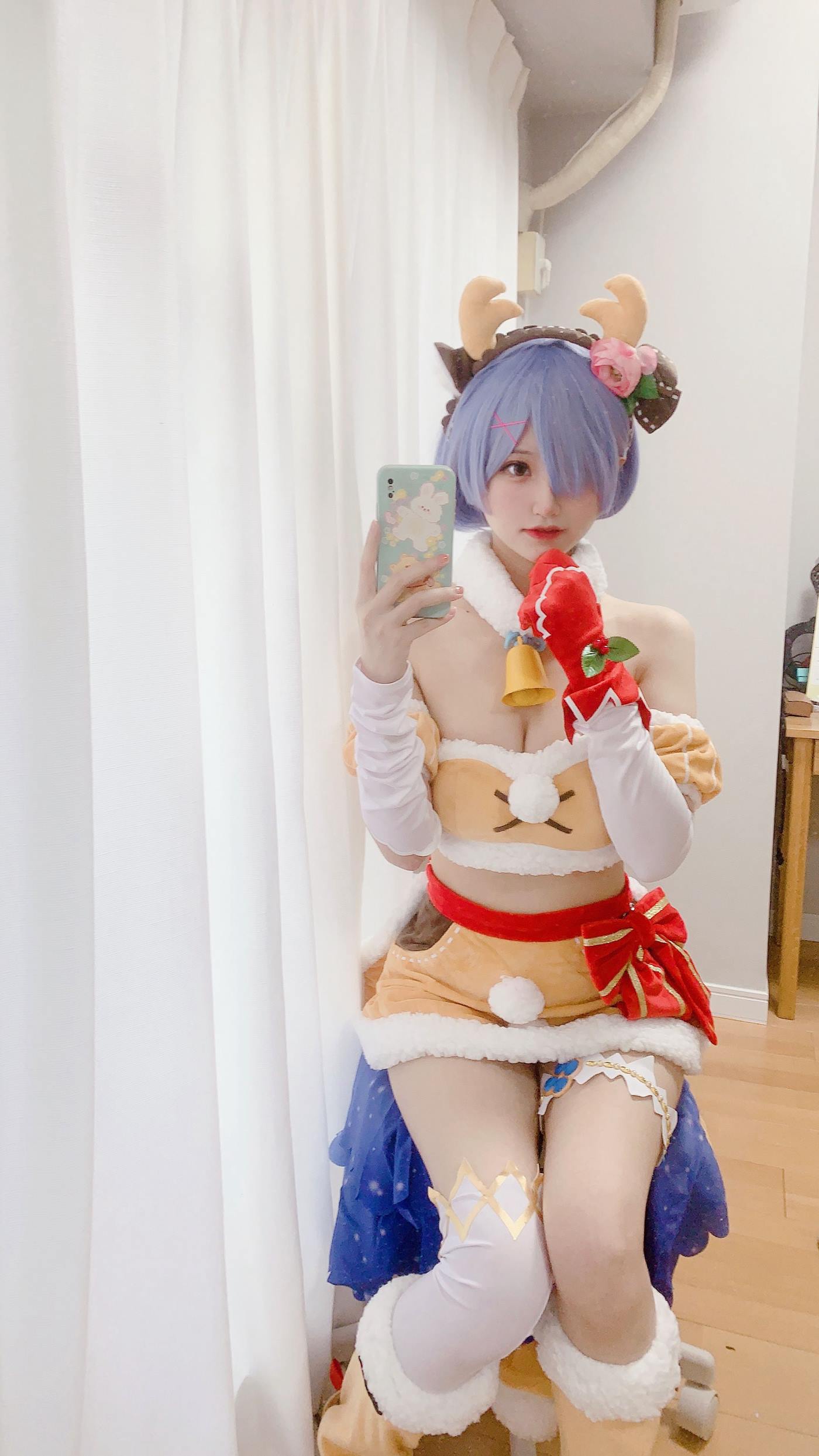 千阳(ちよ) – 雷姆圣诞驯鹿～[11P/35MB]插图1