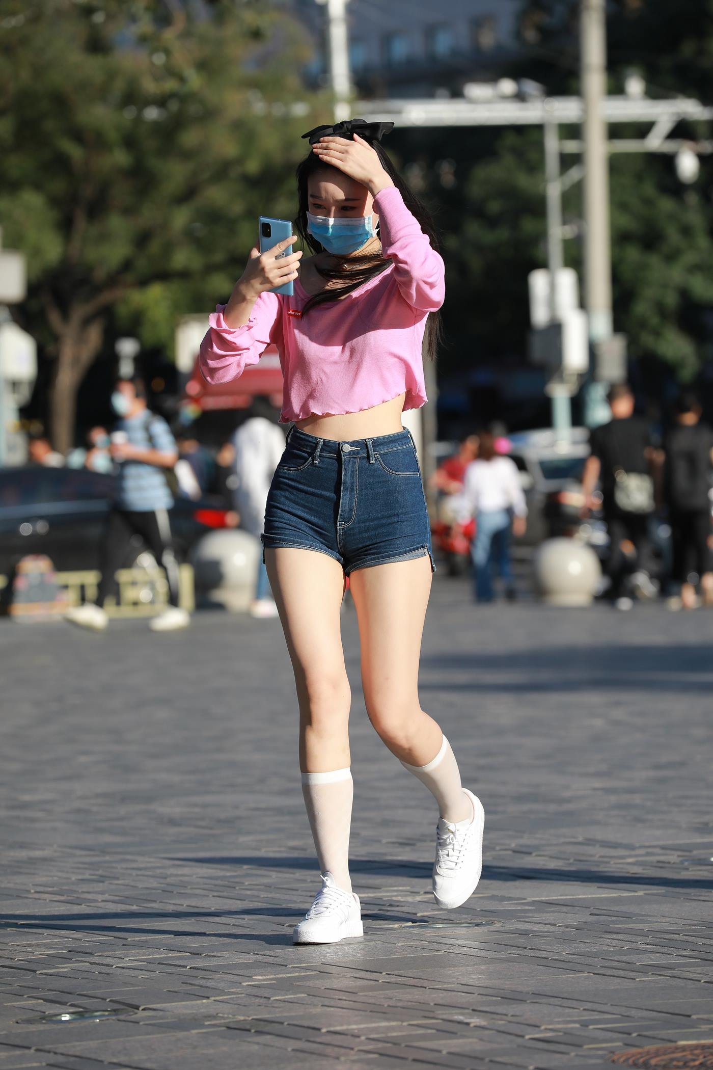 魔镜街拍 NO.070 牛仔热裤美女 [246P/2.95G]插图3