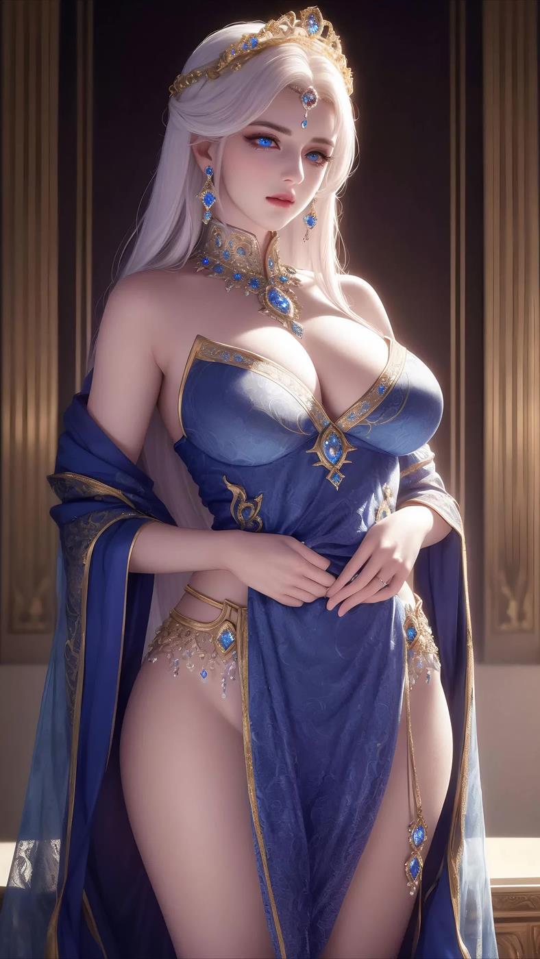 [AI绘画] 044 The Heartwarming Tale of a Beautiful Innocent Princess – AI LookBook – AI Club2Girls[44P/1V/170M]插图2