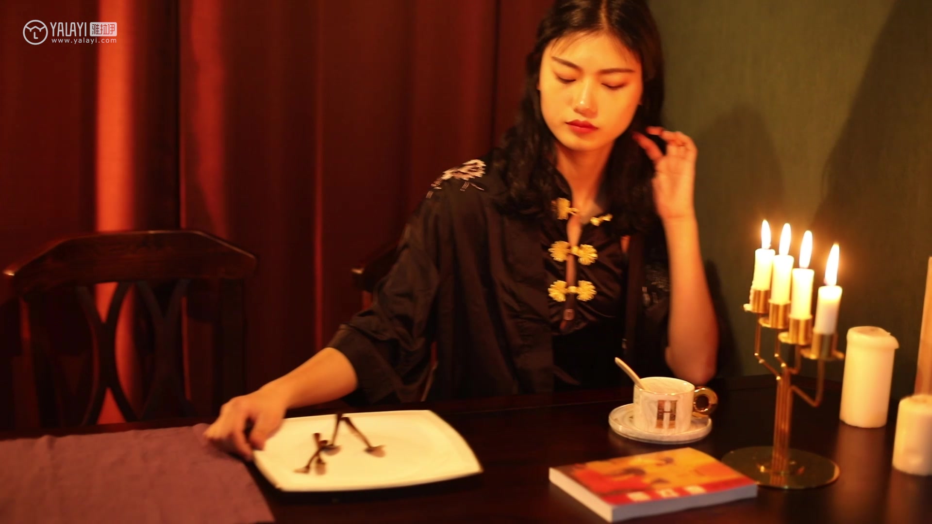 [YALAYI雅拉伊视频] 2019.08.05 V060《夜来香》和风[1V/142MB]插图1
