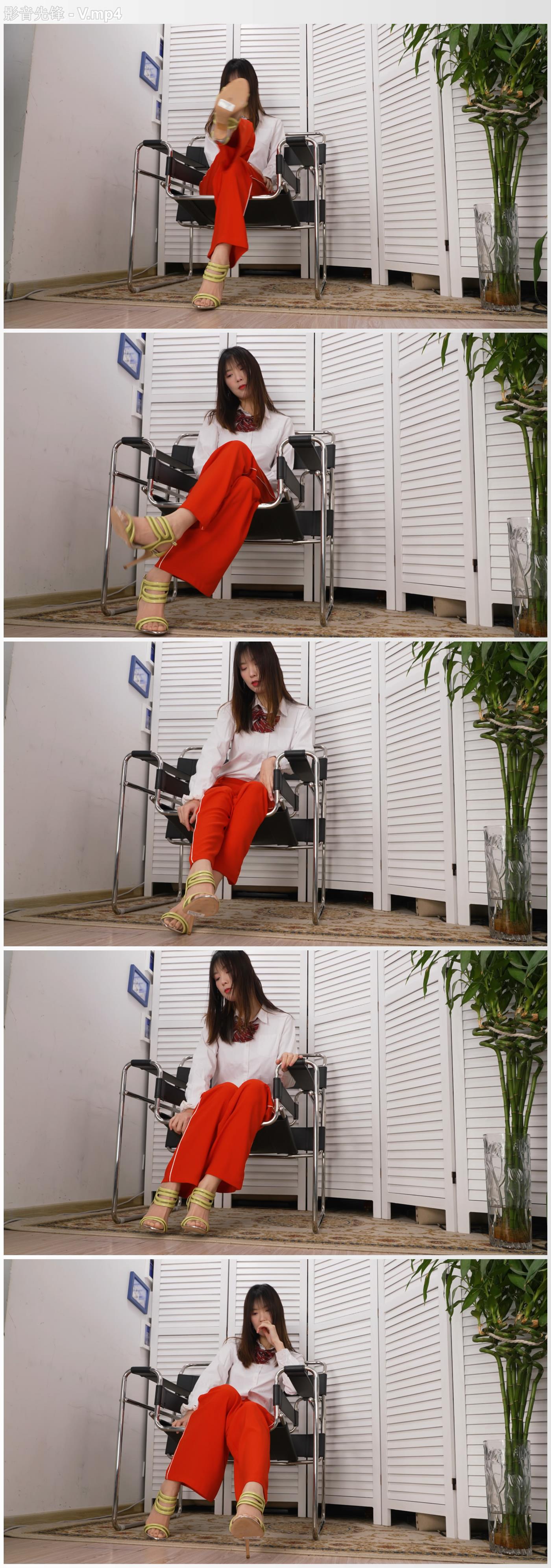 A&F NO.107 美女王佳性感展示透明肉色袜美脚[1V/3.56GB]插图1