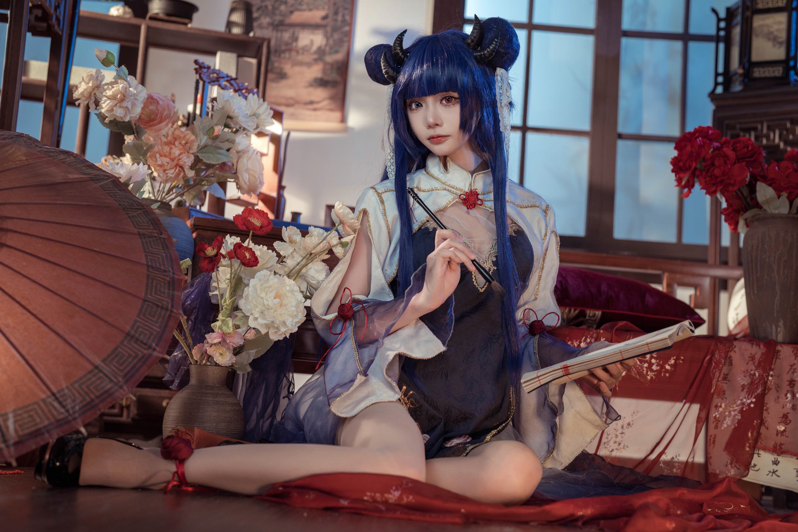 艾西aiwest – 碧蓝航线 伊吹 新年旗袍[35P/848MB]插图1