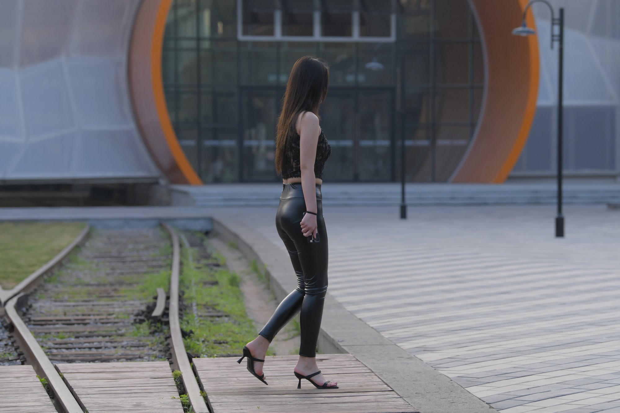 精选街拍作品 NO.2563 一只麋鹿专区 皮裤-晨曦  4 [100P/102M]插图4