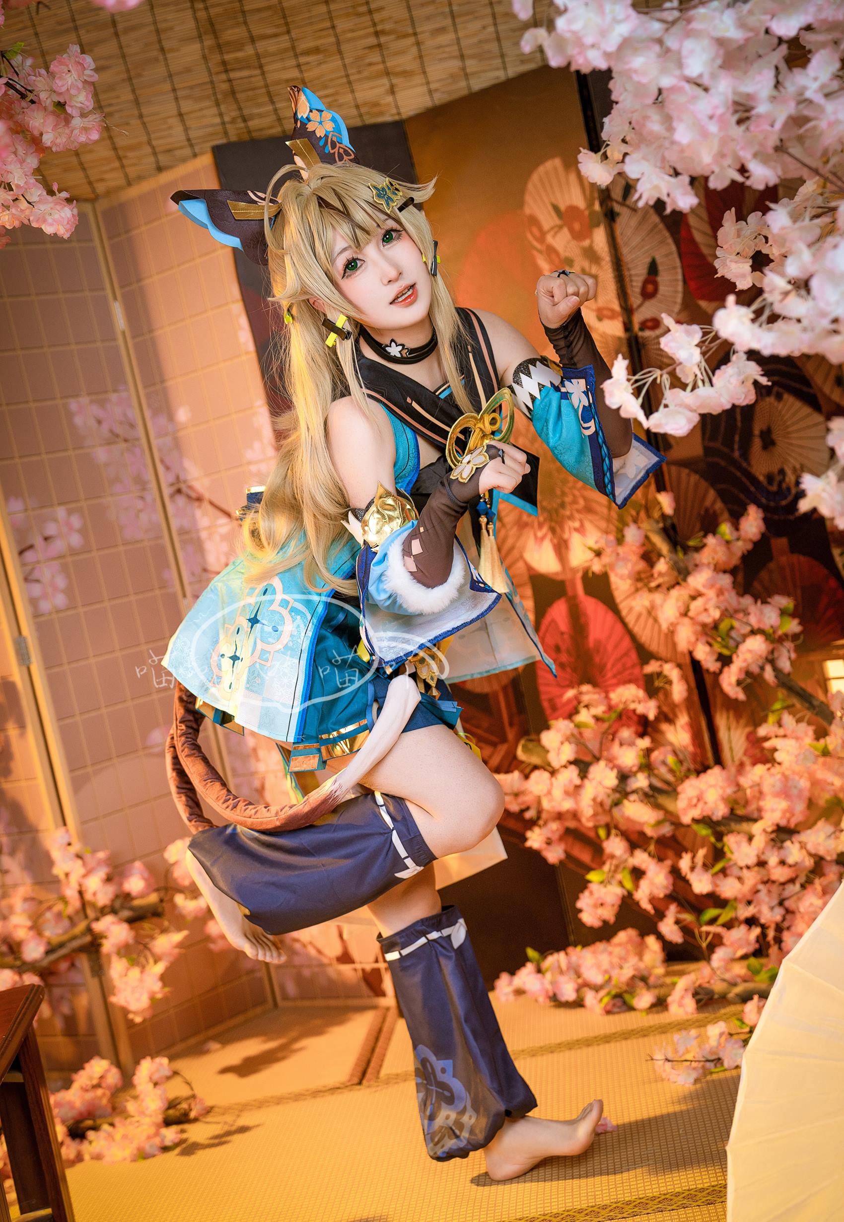 喵喵的喵吖 – 原神猫娘绮良良[15P/88MB]插图2