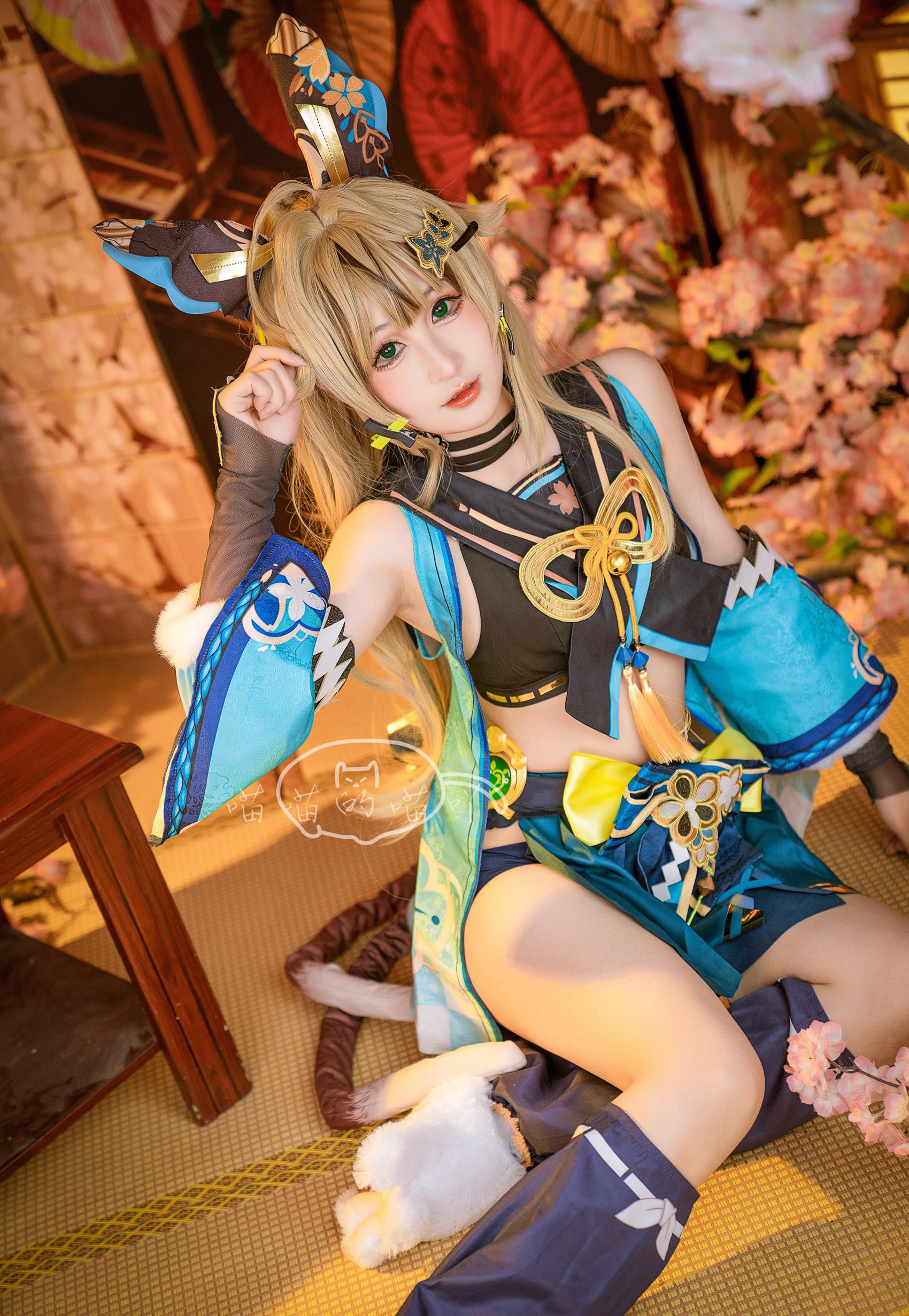 喵喵的喵吖 – 原神猫娘绮良良[15P/88MB]插图3