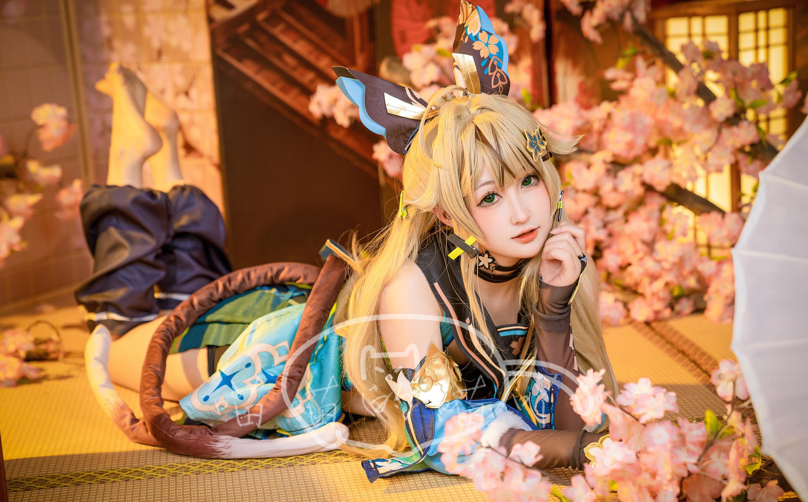 喵喵的喵吖 – 原神猫娘绮良良[15P/88MB]插图1