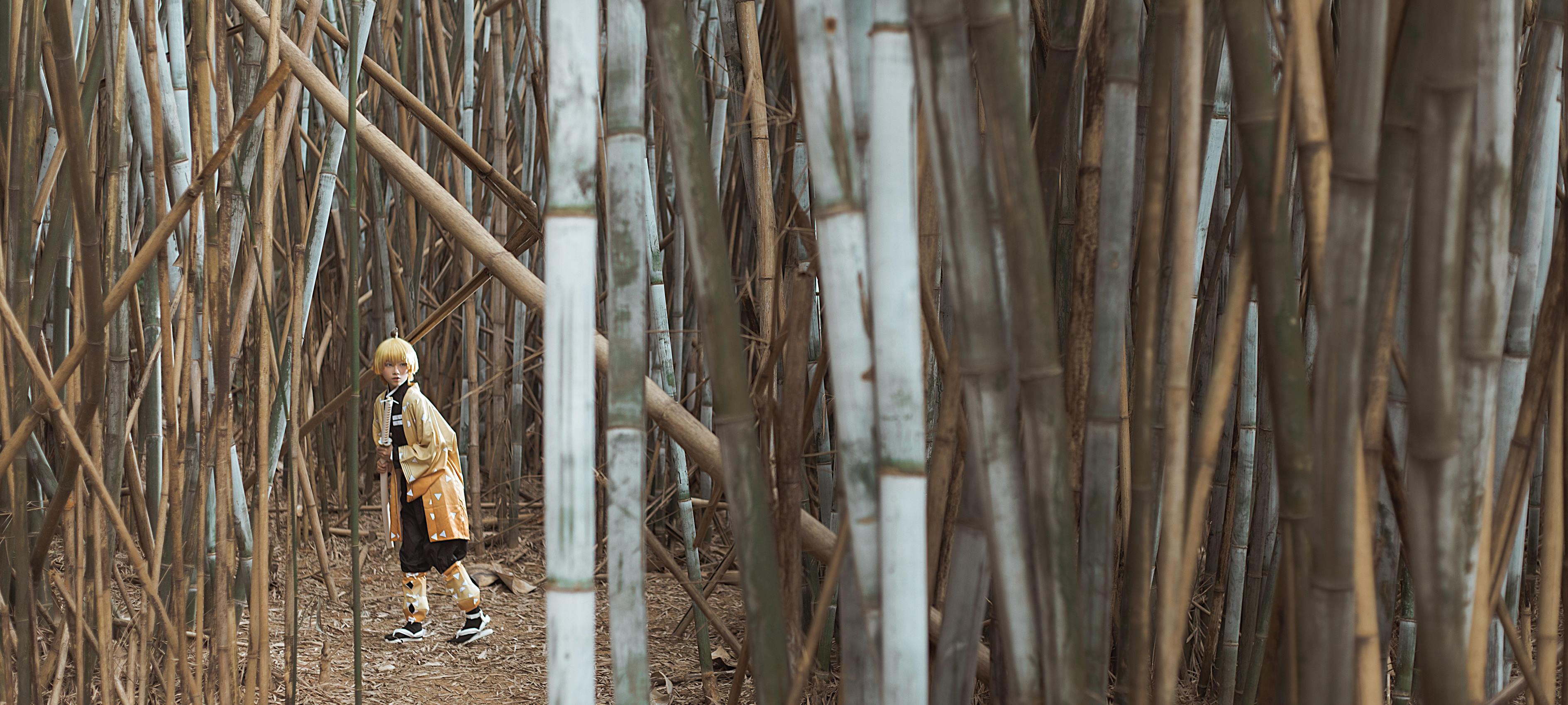 人气Coser@Kitaro_绮太郎 鬼灭之刃 我妻善逸[30P/104MB]插图1