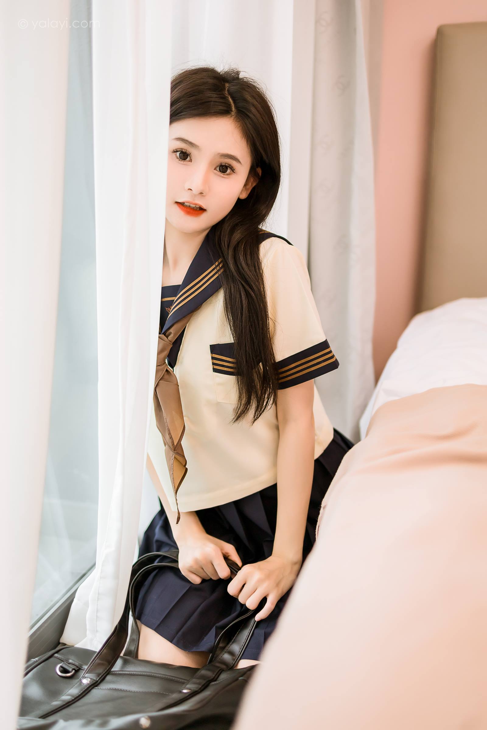 [YALAYI雅拉伊]2023.08.31 NO.1067 今天就穿jk吧 若婷[45+1P/242MB]插图5