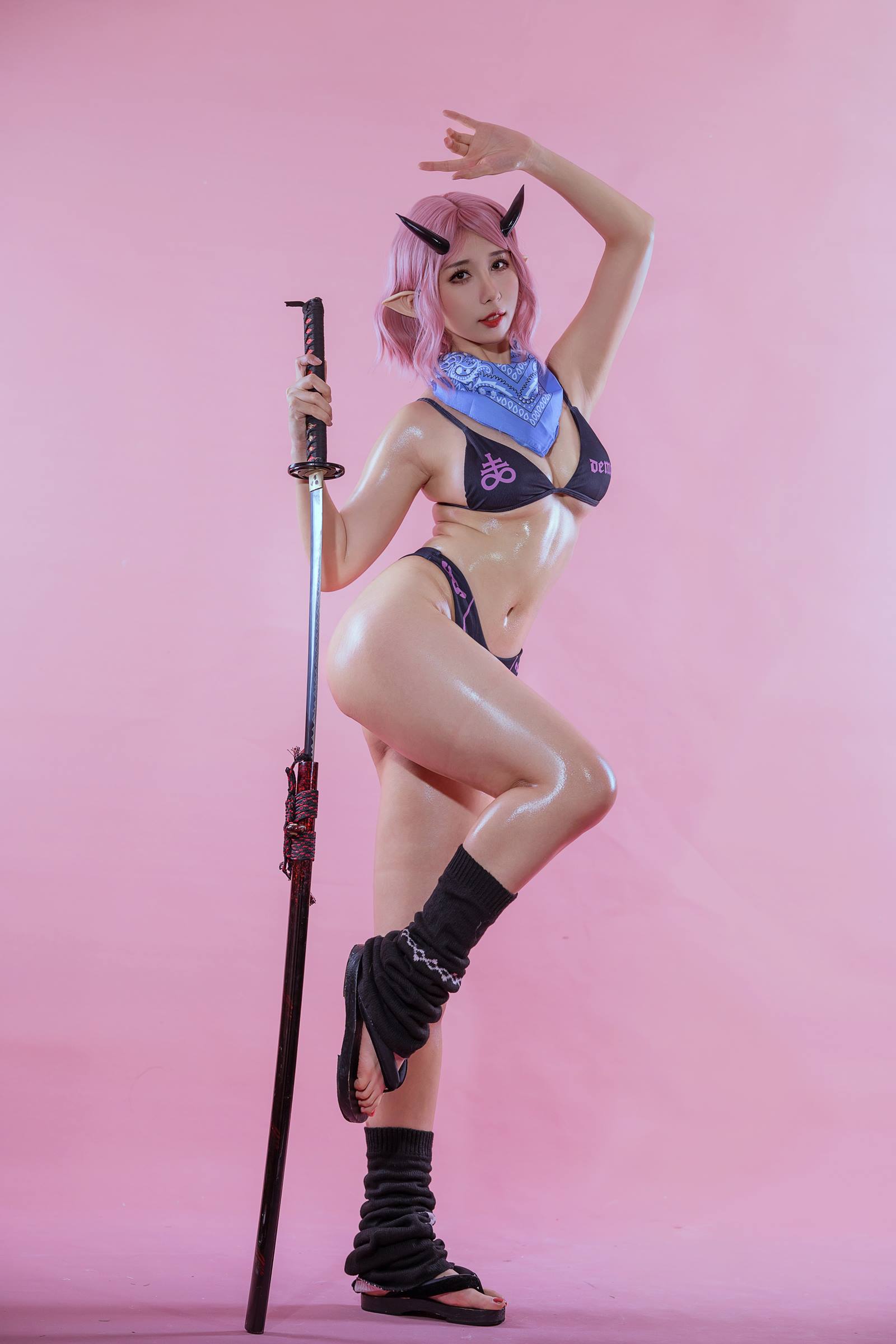 云溪溪 – 御前二叶 鬼人[28P/263MB]插图2