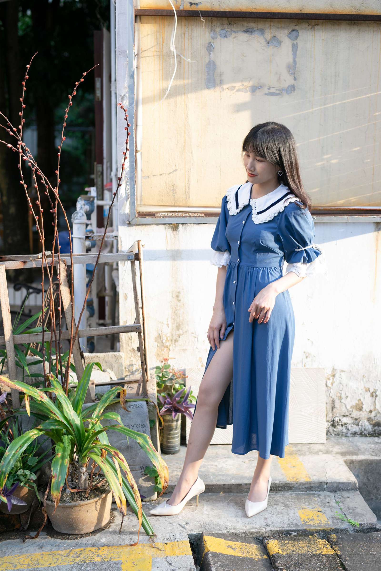 尤蜜丝 NO.051 穿搭推广展示图集 蓝色回忆[73P/725MB]插图5