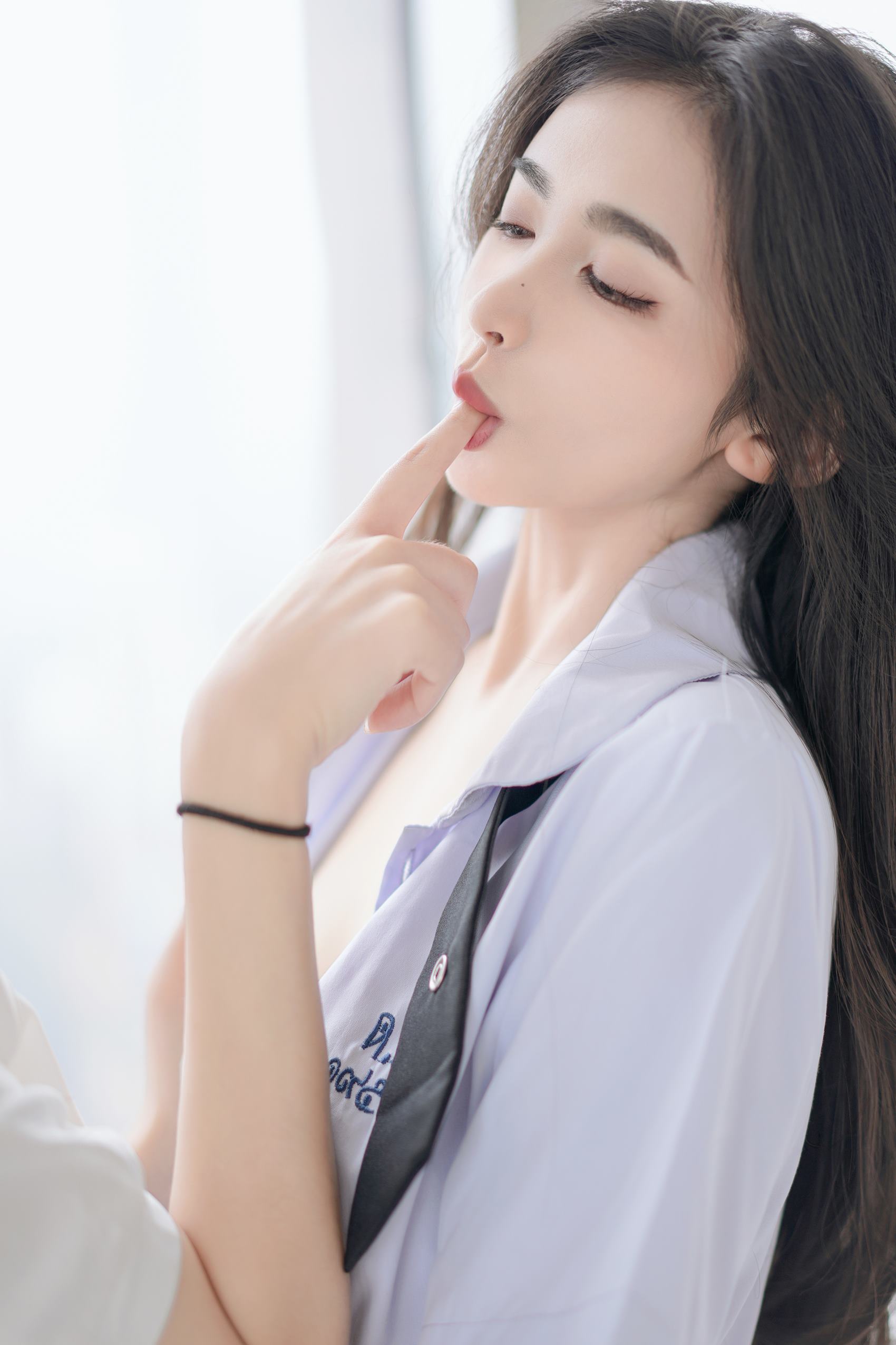 秀人名模鱼子酱Fish+谭小灵 – 《双人JK》[108P/959MB]插图1