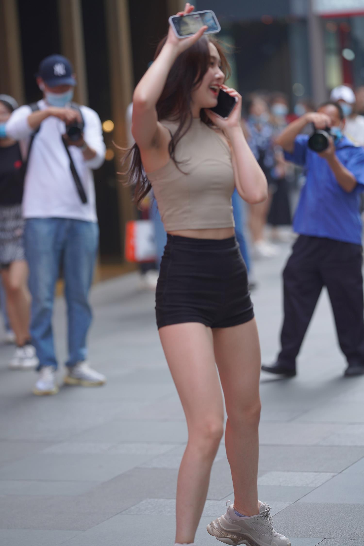 精选街拍作品 NO.3961 高腰短裤显腿长[270P/517MB]插图3