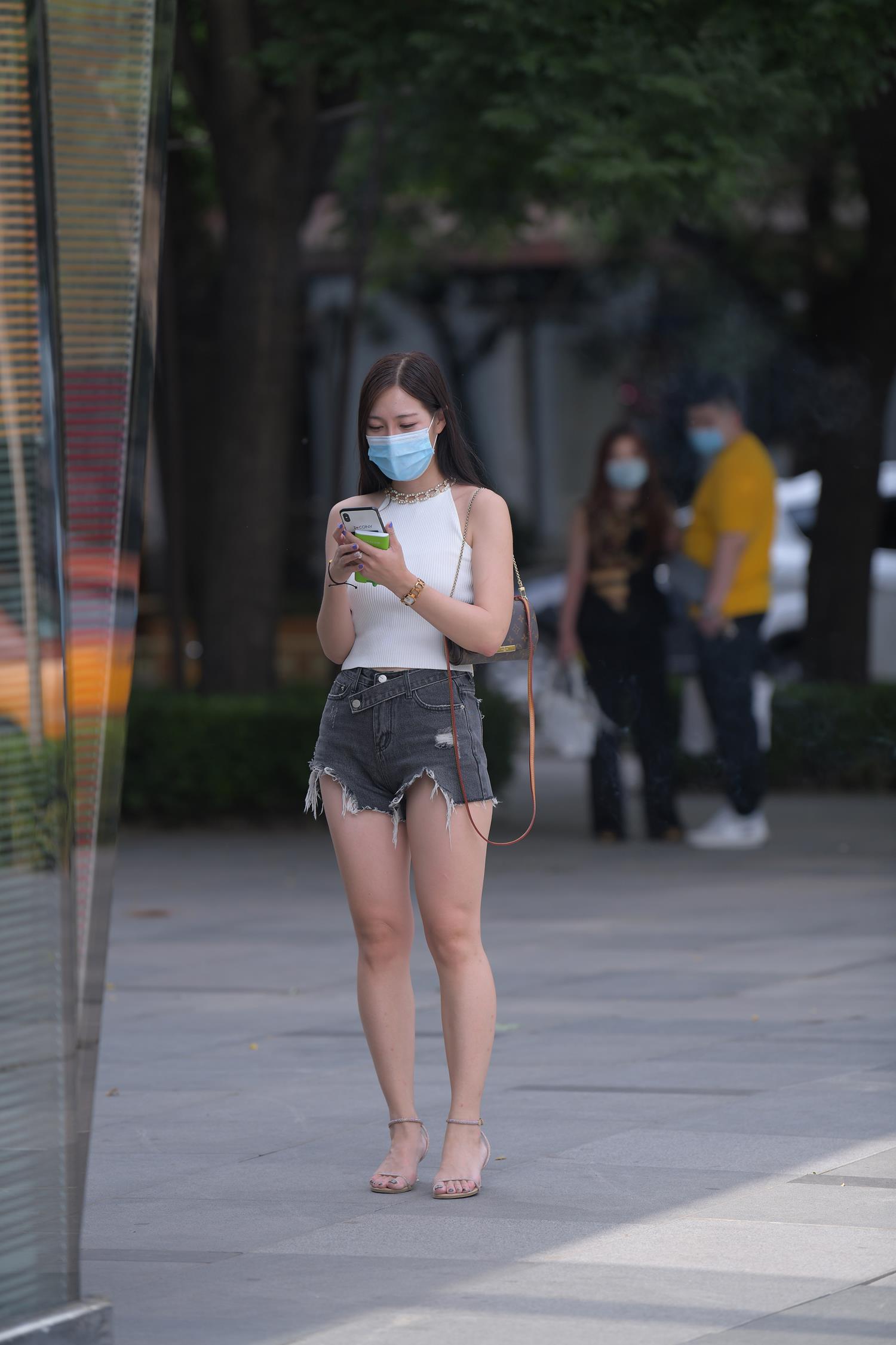 精选街拍作品 NO.3960 温婉牛仔短裤[68P/111MB]插图4