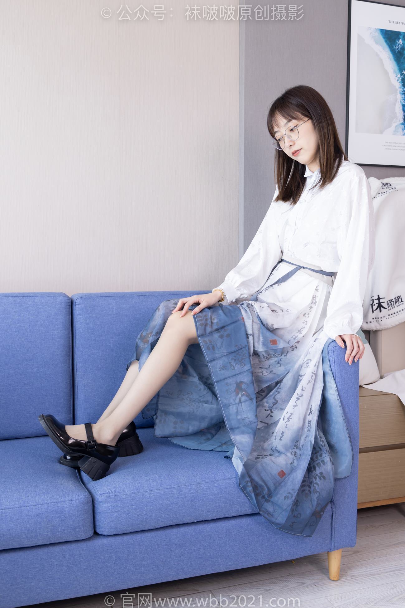 [BoBoSocks袜啵啵]NO.428 稚予-皮鞋、灰丝[150P/1V/6.05GB]插图3