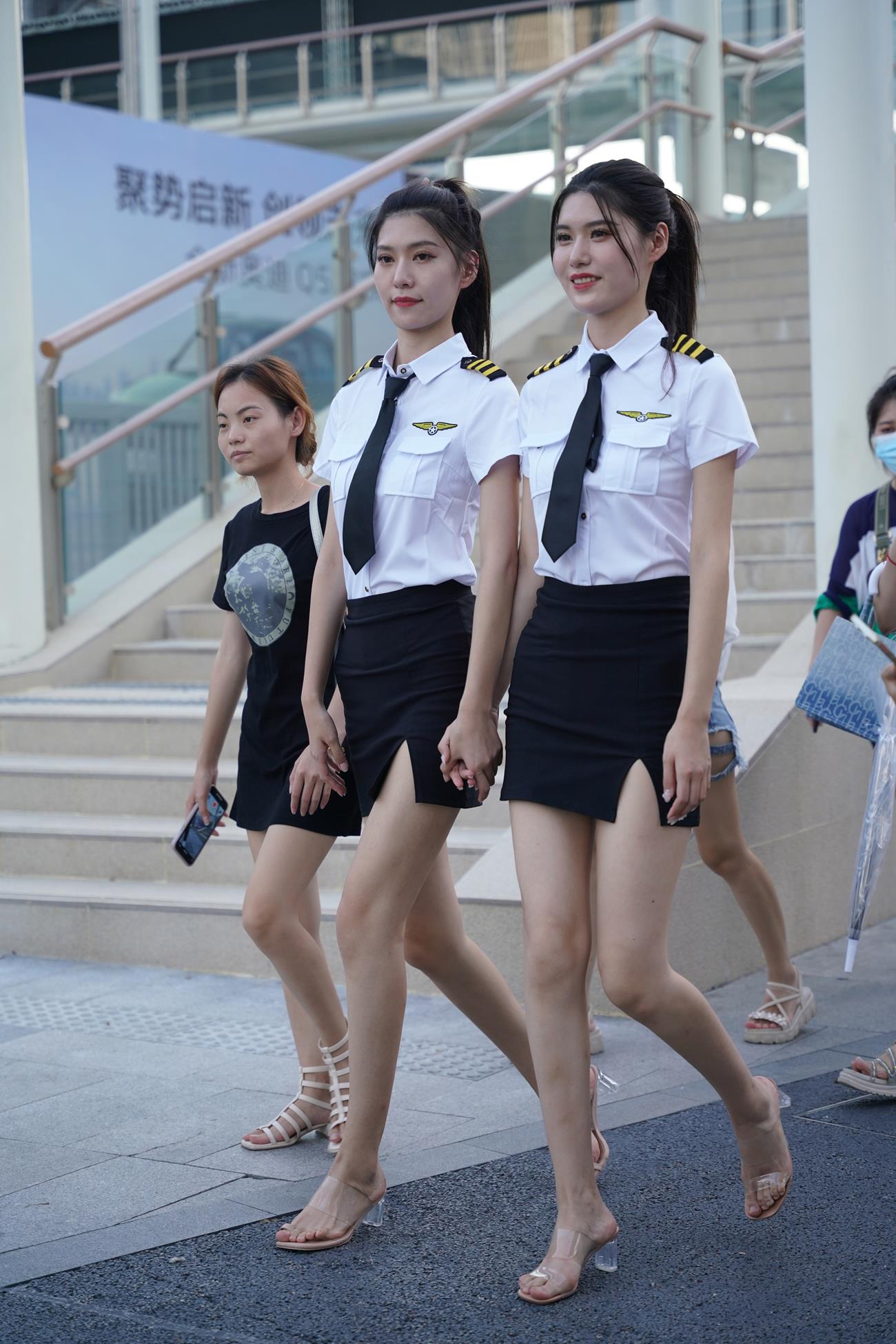 精选街拍作品 NO.4372 制服小姐姐[295P/571MB]插图1