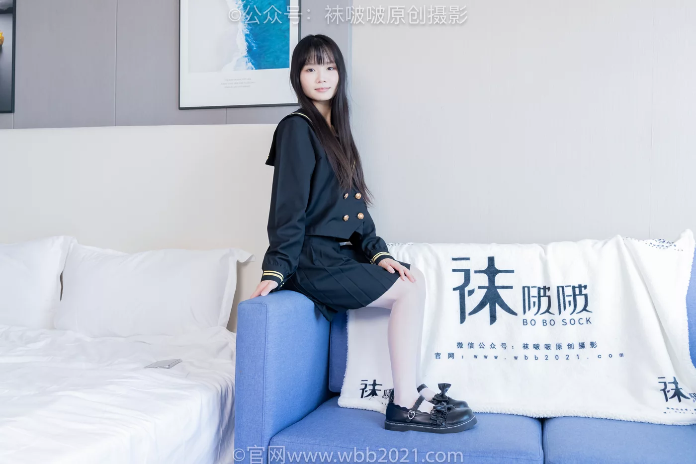 [BoBoSocks袜啵啵]NO.450 甜甜圈 皮鞋、白丝、裸足、裸足印泥踩脚印剧情[142P/1V/7.55GB]插图1