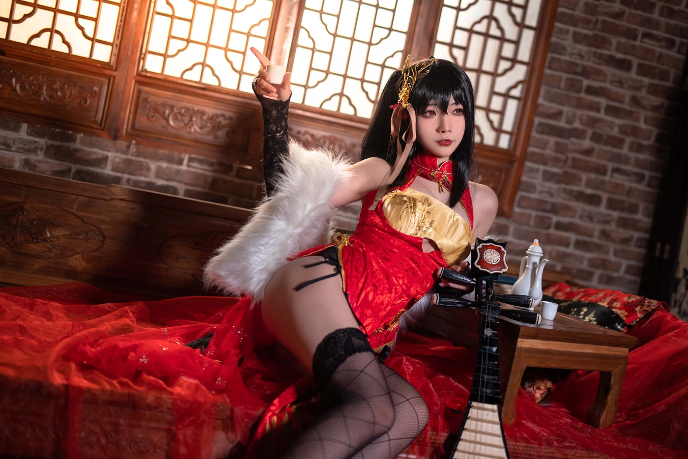 yuuhui玉汇 - 碧蓝航线 大凤 旗袍[23P/147MB]-萌图网