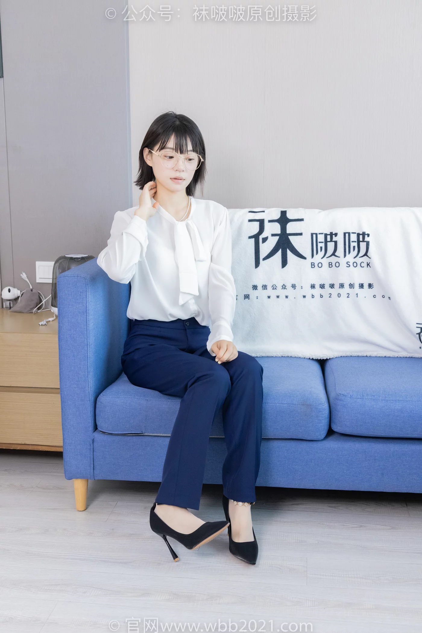 [BoBoSocks袜啵啵]NO.461 糯米-高跟鞋、短肉丝、裸足[145P/1V/6.73GB]插图1