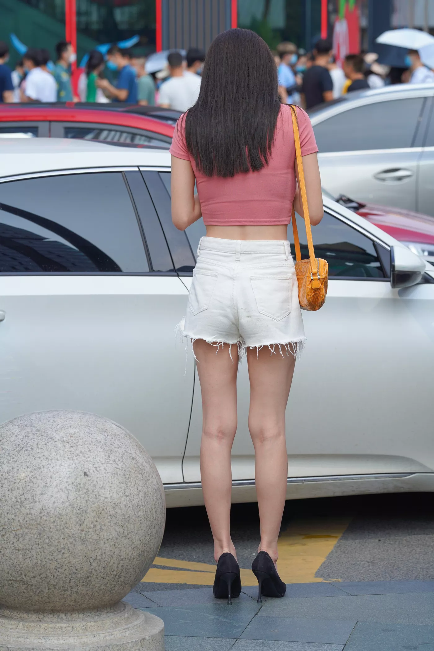 精选街拍作品 NO.4678 粉白搭配少女[104P/319MB]插图1