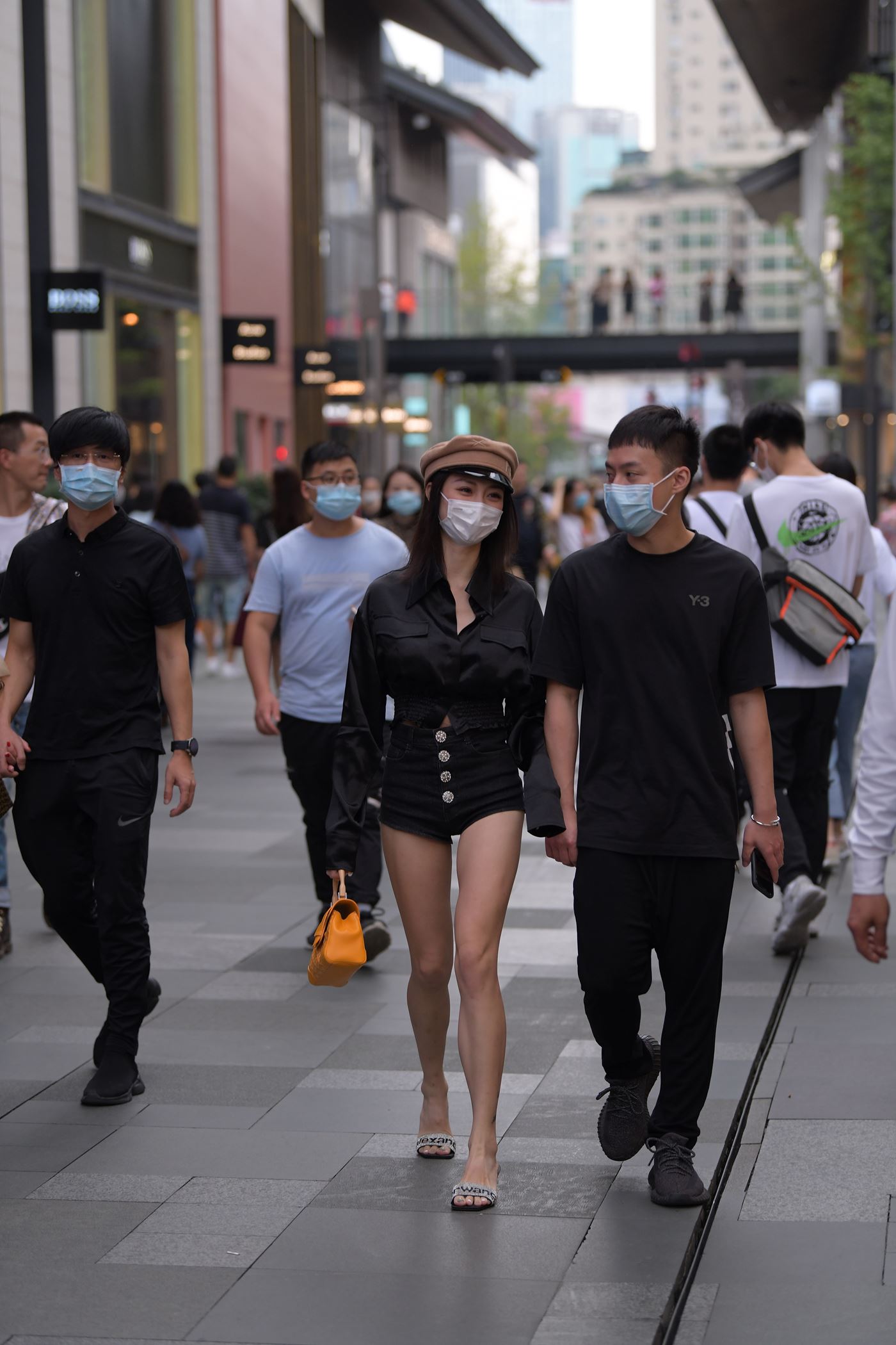 精选街拍作品 NO.4824 贝雷帽搭配短裤衬衫[95P/165MB]插图1