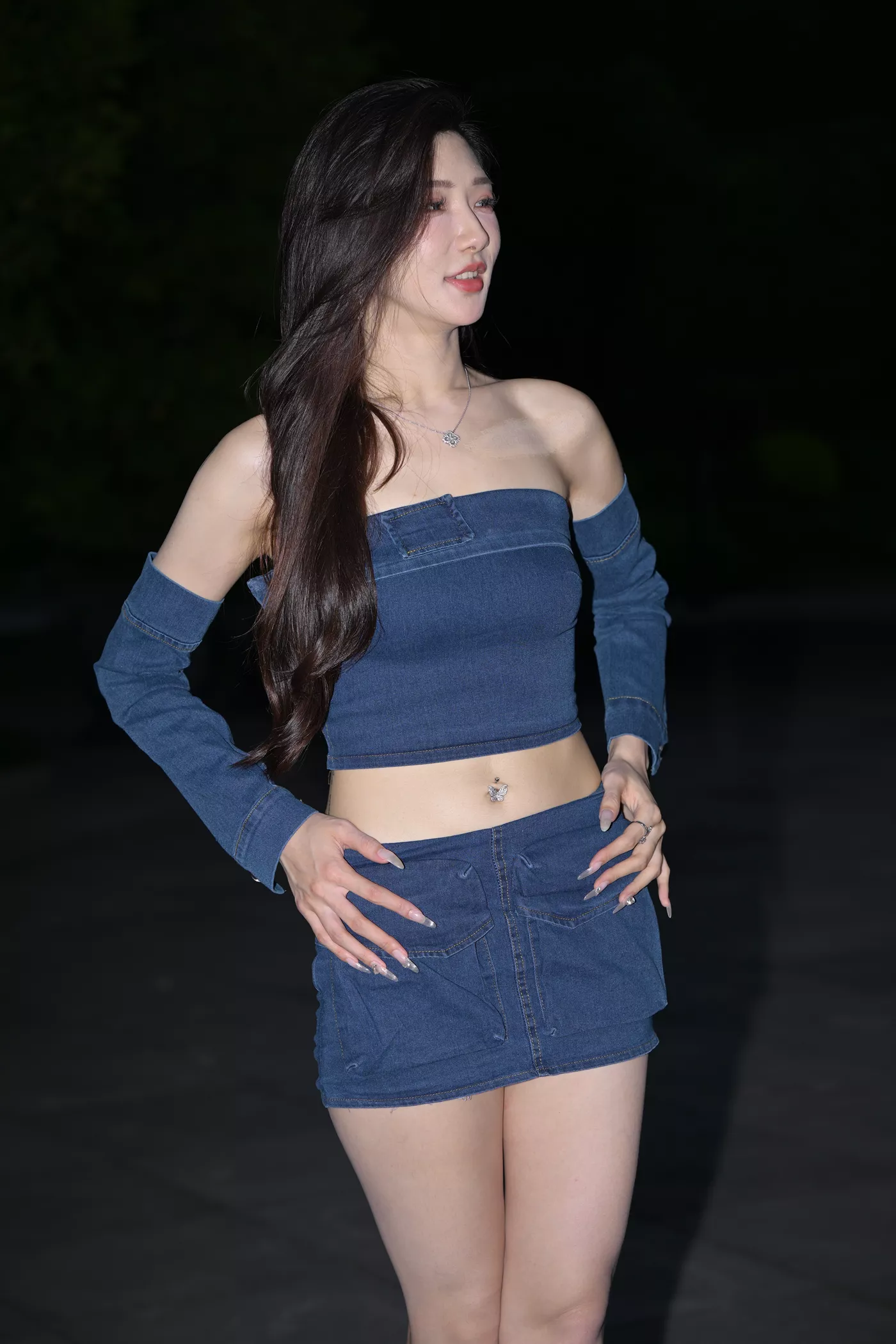 精选街拍作品 NO.4717 高挑魅力牛仔装[108P/206MB]插图3