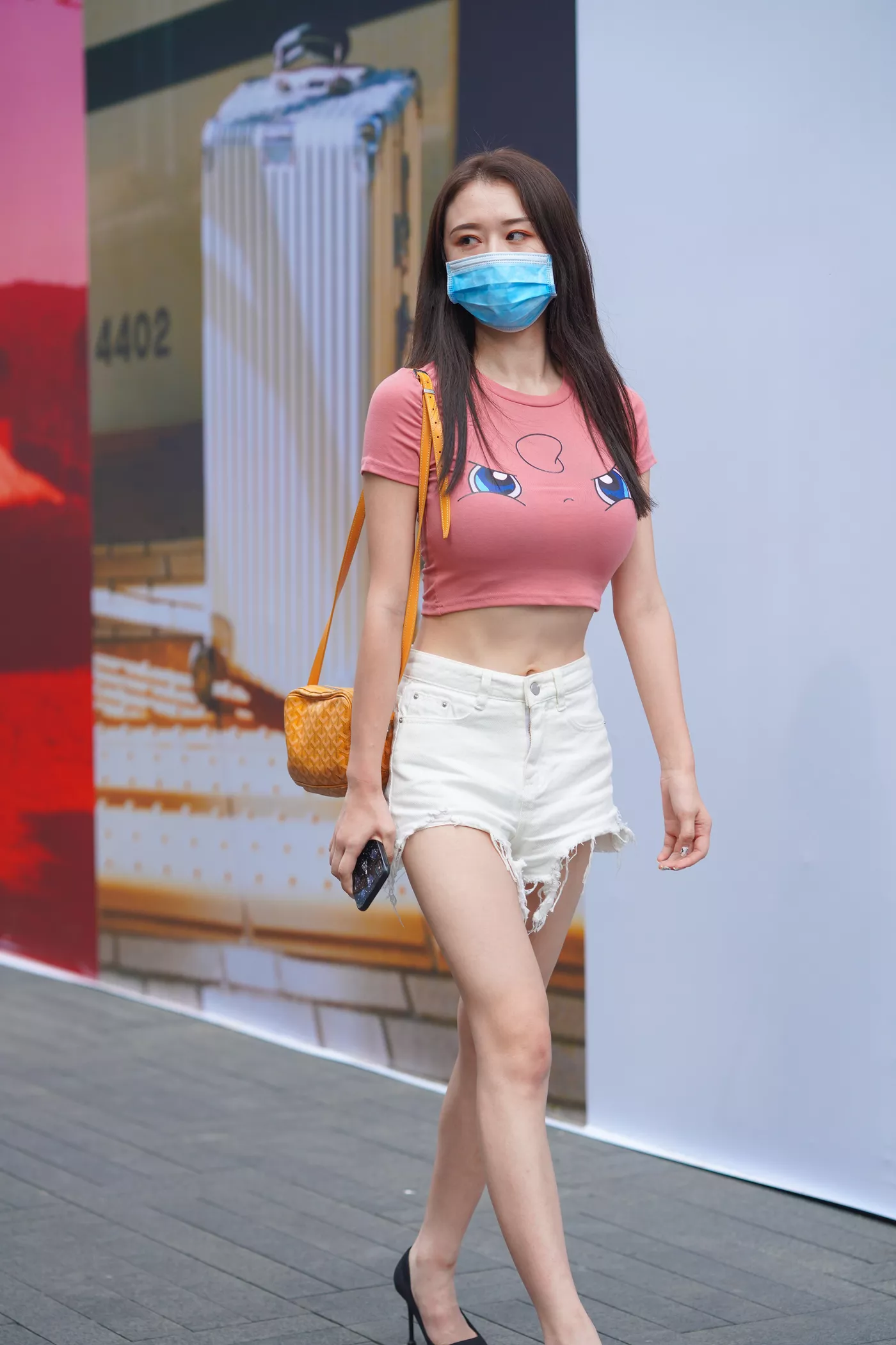 精选街拍作品 NO.4678 粉白搭配少女[104P/319MB]插图4