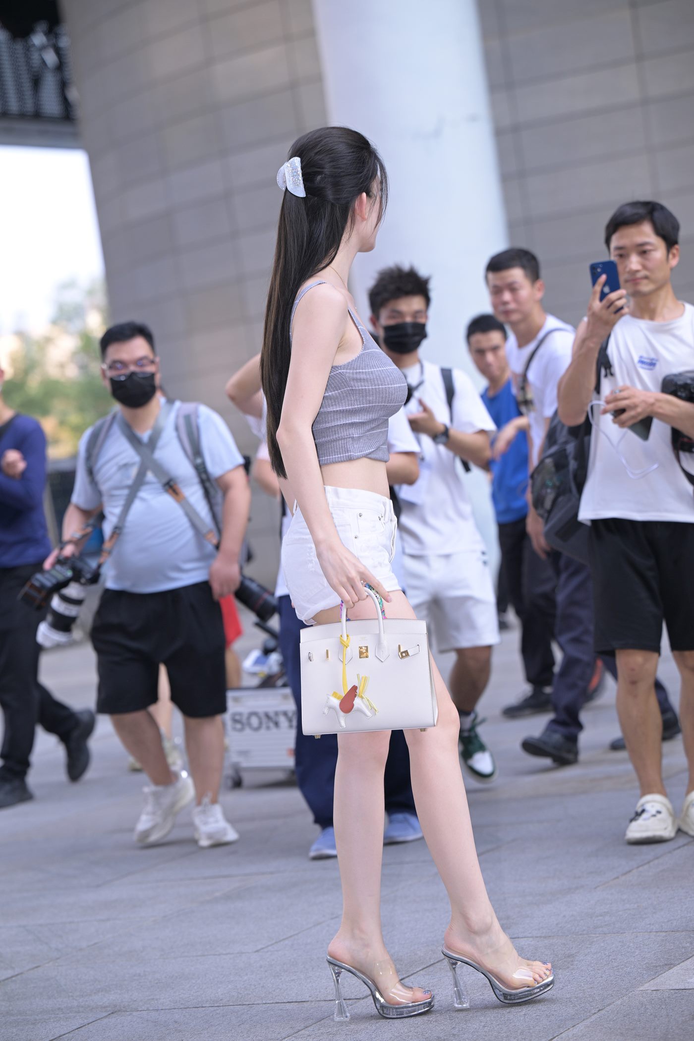 精选街拍作品 NO.4765 白色短裤修长美腿[228P/471MB]插图1