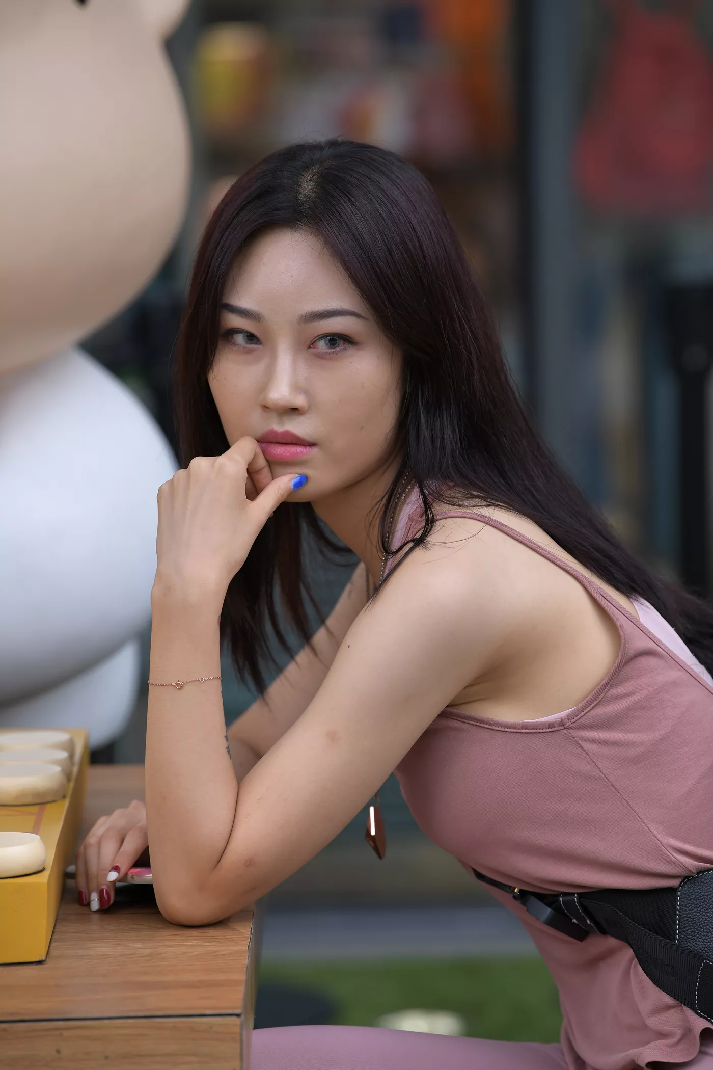 精选街拍作品 NO.4700 粉色系运动装[217P/411MB]-萌图网