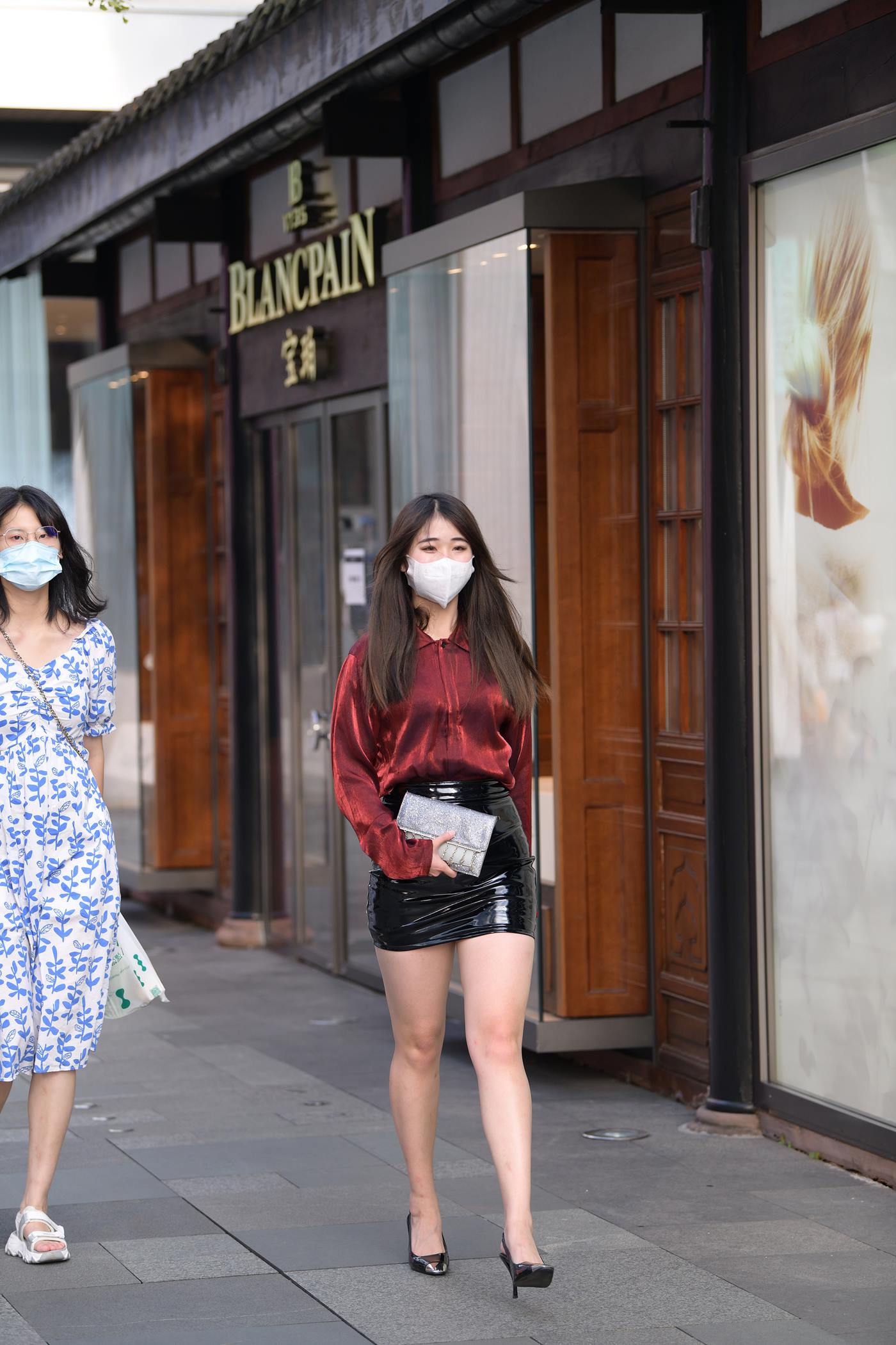 精选街拍作品 NO.5055 时尚小皮裙[287P/644MB]插图3