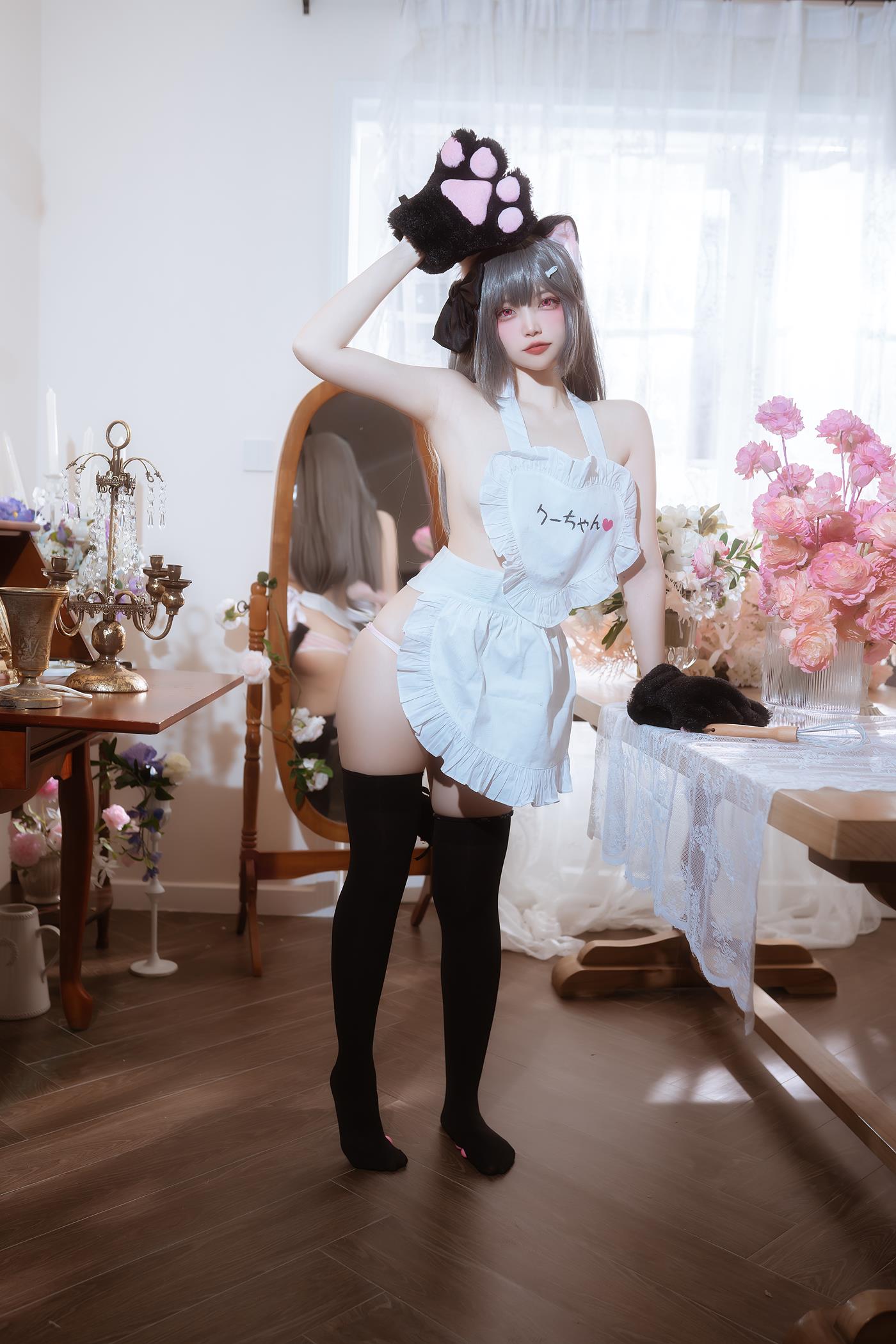 二佐Nisa – 碧蓝水星纪念围裙[41P/702MB]插图1