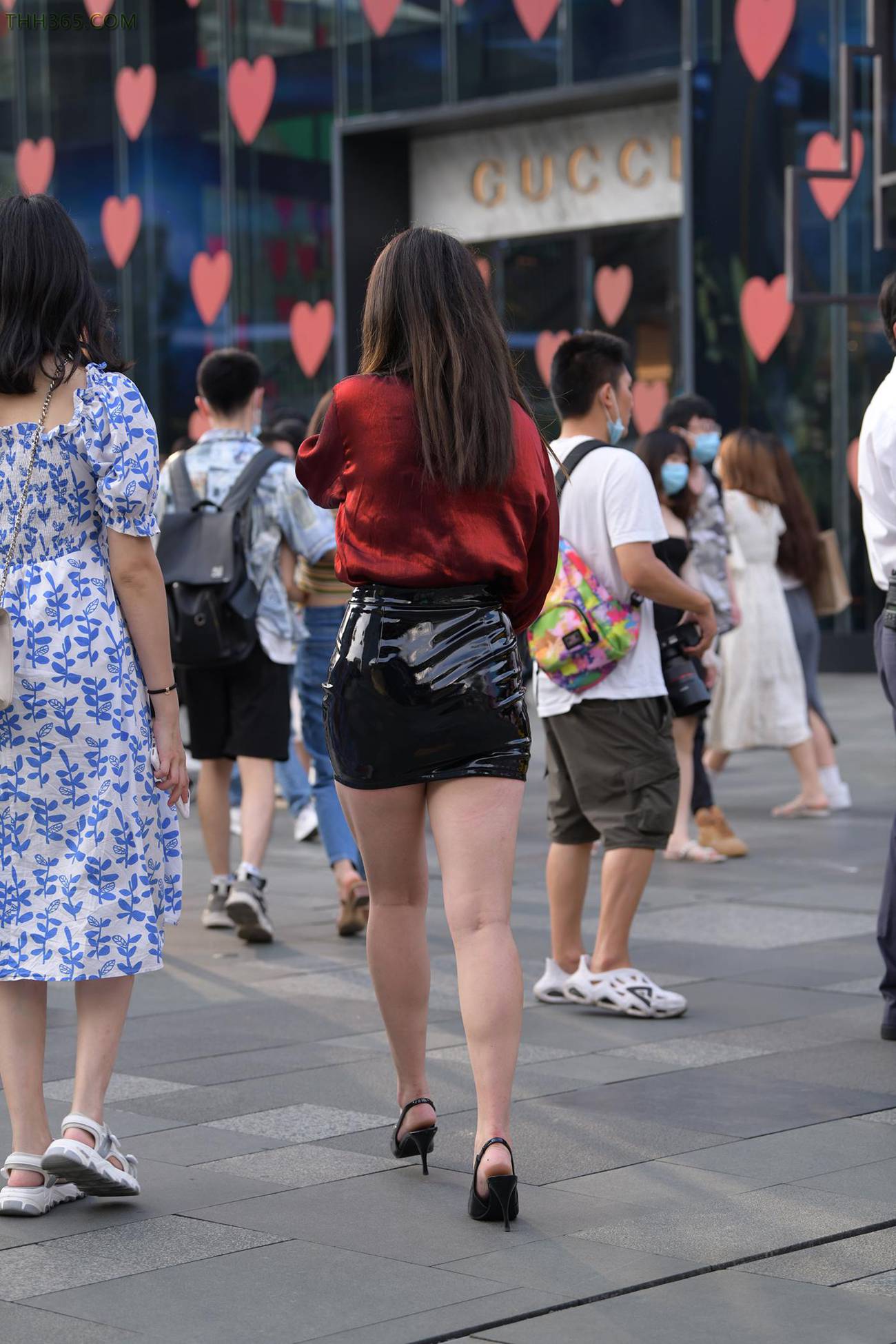 精选街拍作品 NO.5055 时尚小皮裙[287P/644MB]插图4