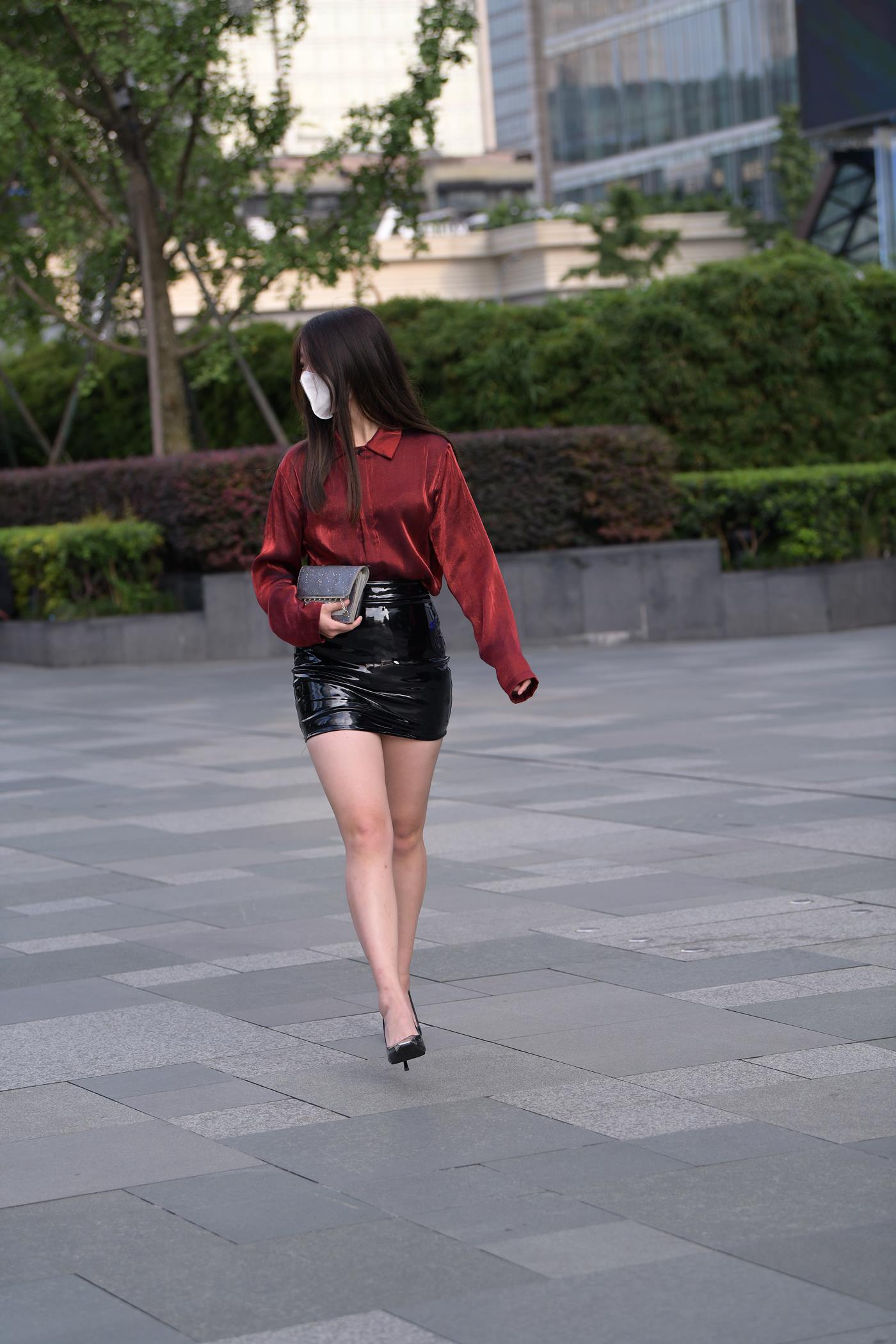 精选街拍作品 NO.5055 时尚小皮裙[287P/644MB]插图6