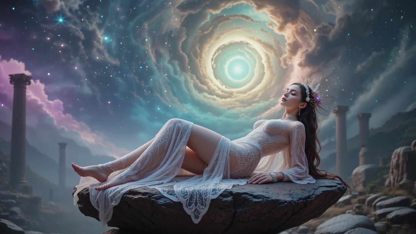 AI Video 004 Celestial TTRPG Meditation Music featuring Divine Goddesses[1V/506MB]插图3