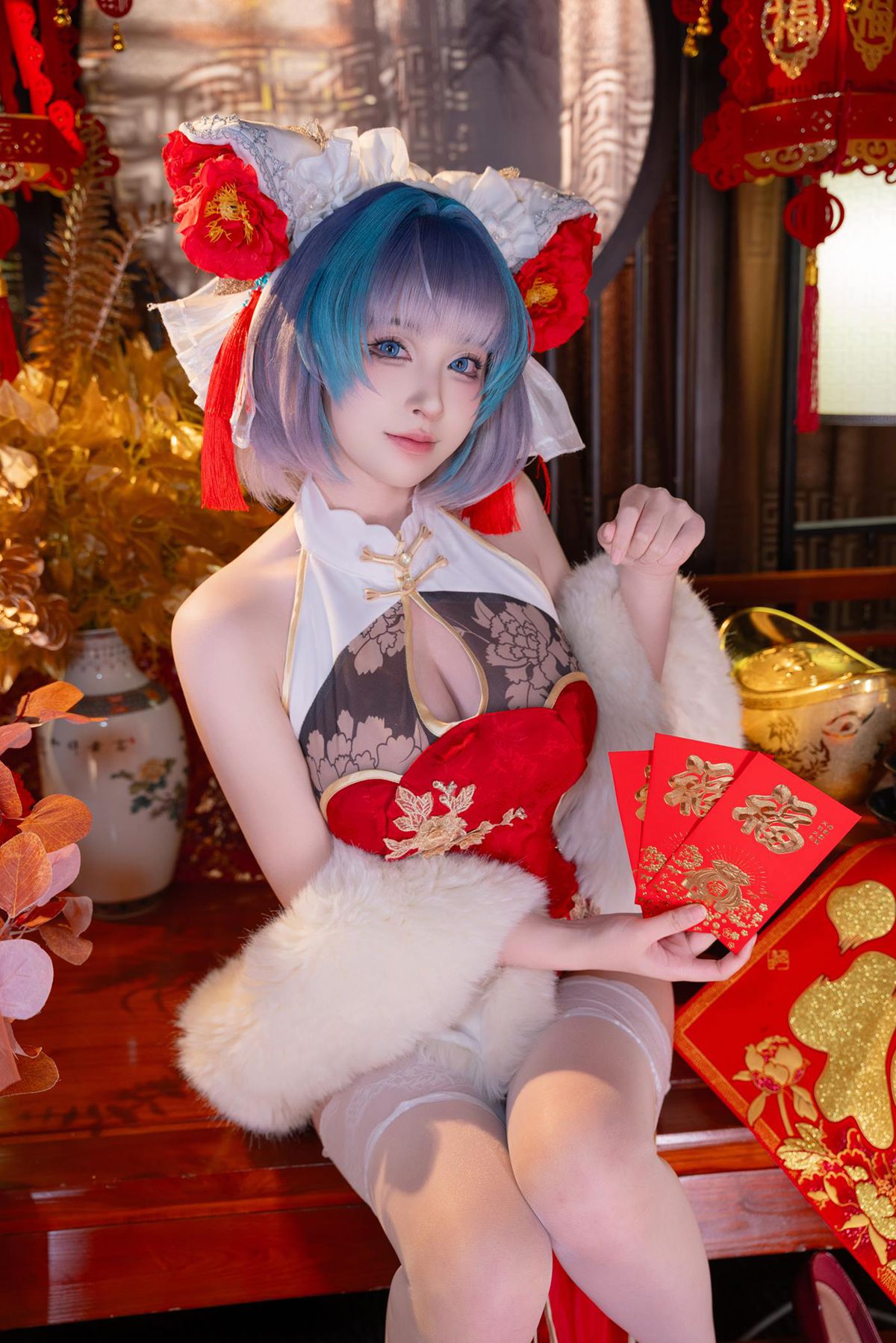 清水由乃 – 柴郡新春旗袍[71P/1V/2.41GB]插图1