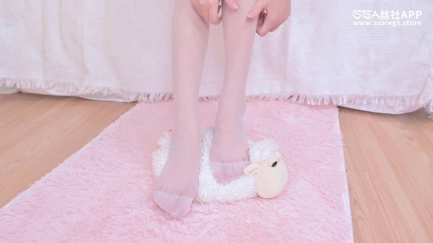 [SSA丝社]短片 NO.0140 素素 白色长筒袜美腿[1V/512MB]插图1