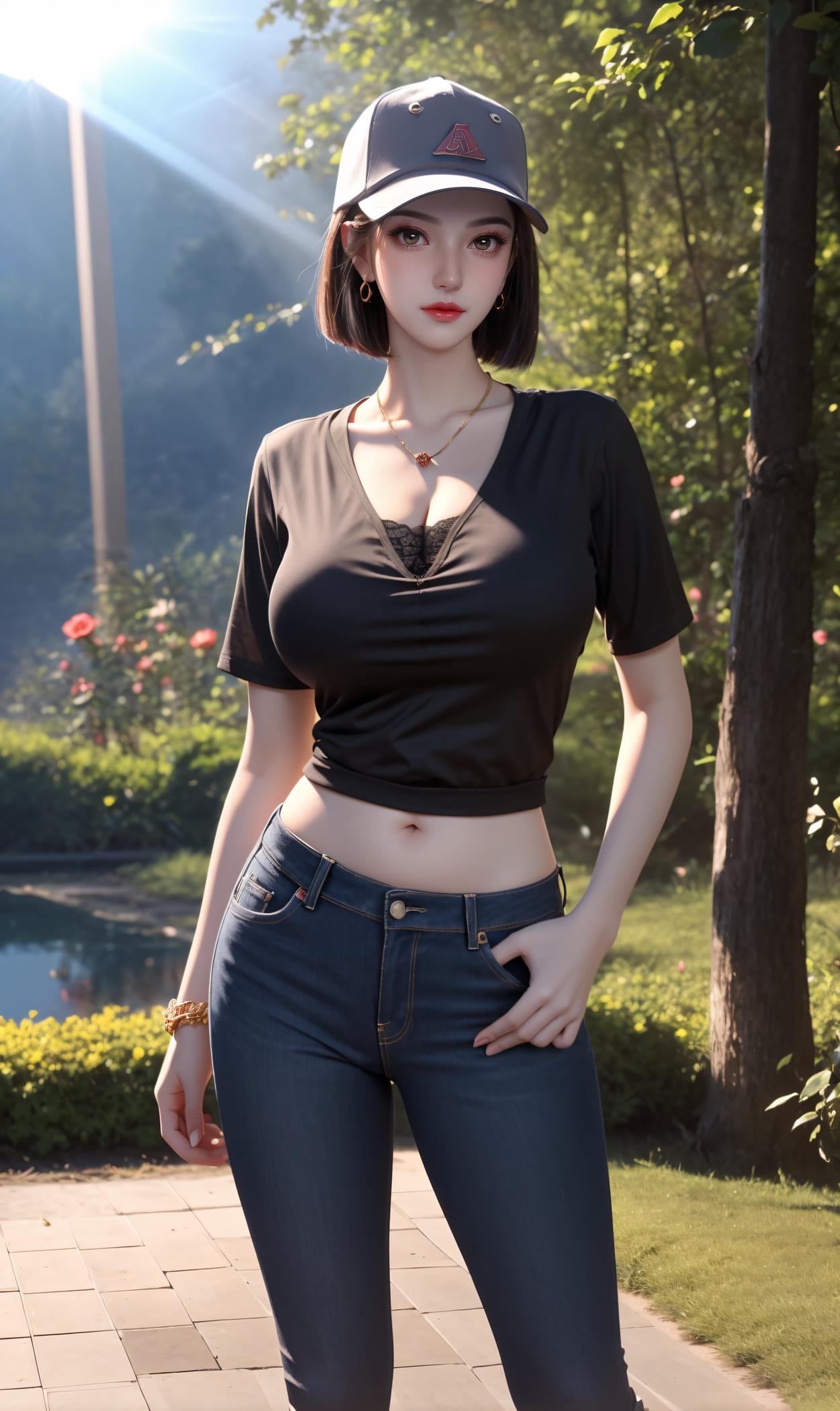 AI绘画 591 杨小瑾牛仔裤[70P/416MB]插图3