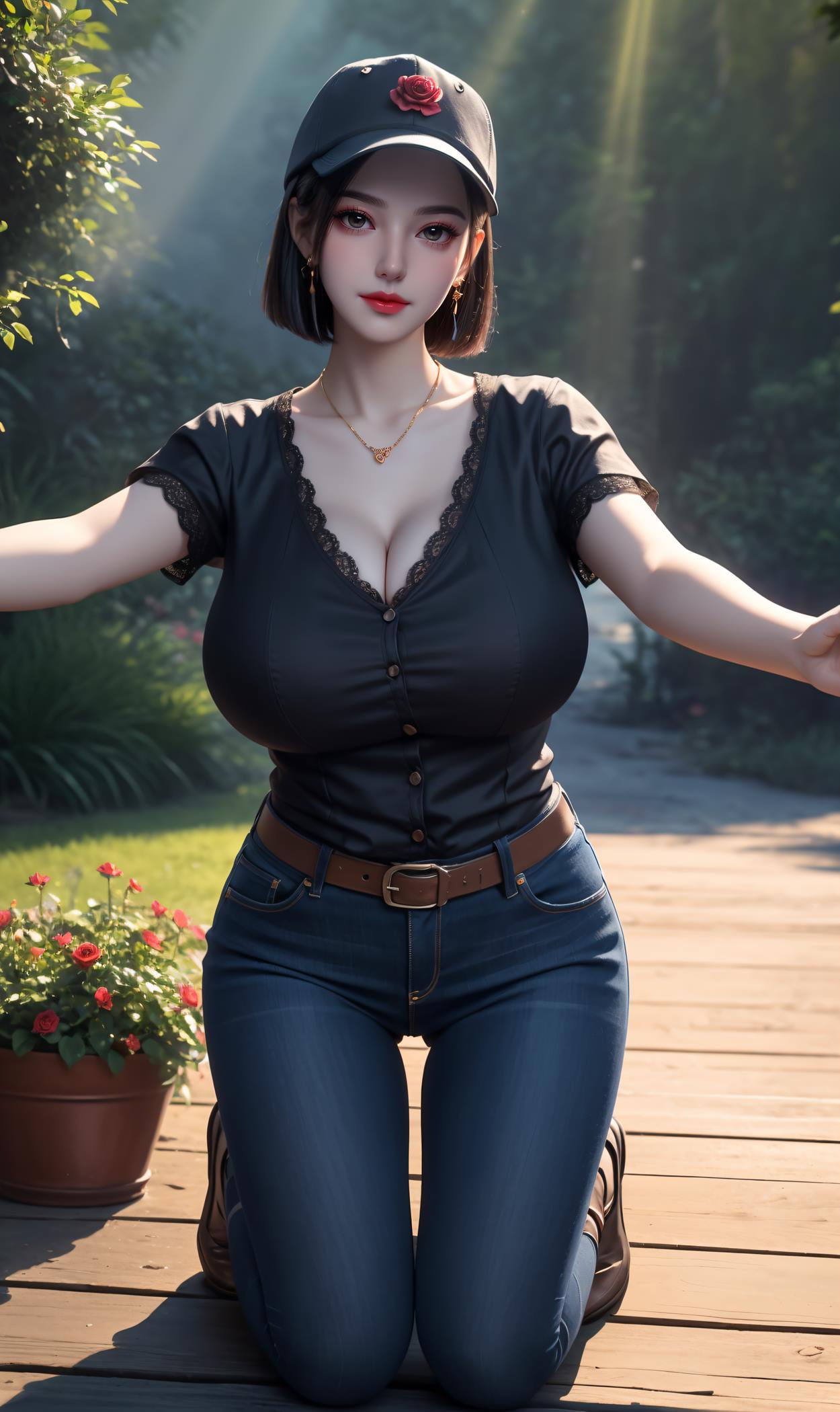 AI绘画 591 杨小瑾牛仔裤[70P/416MB]插图4