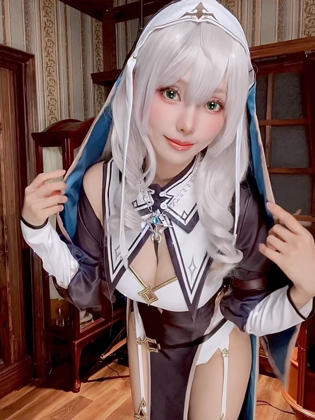 Ely_eee(ElyEE子) – Shirogane noel~Nun[27P/13V/206MB]插图2