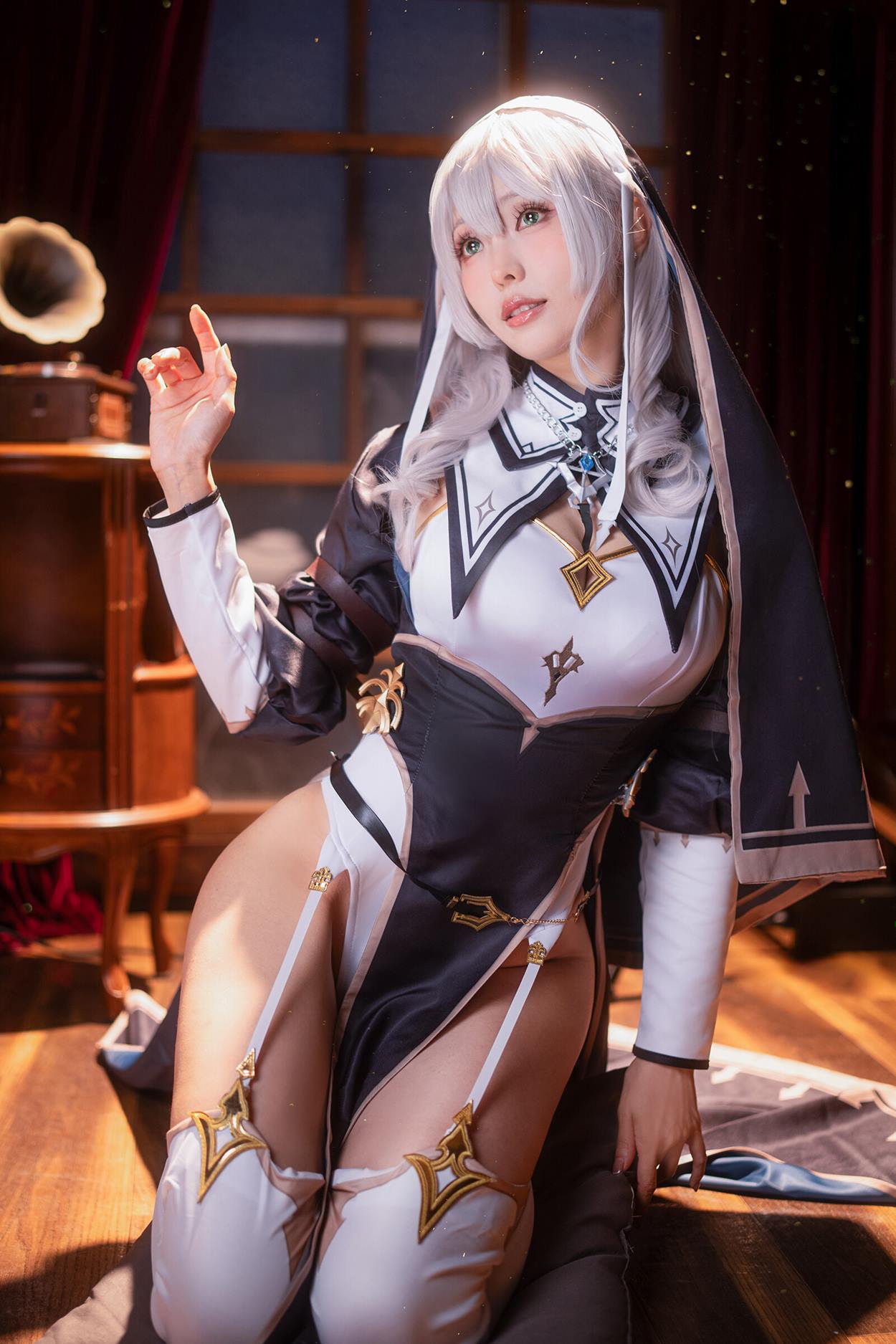Ely_eee(ElyEE子) – Shirogane noel~Nun[27P/13V/206MB]插图4