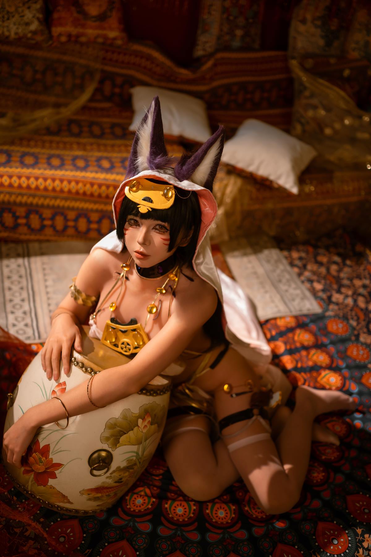 上杉绘梨落 - 碧蓝航线 武藏 同人舞娘[18P/448MB]