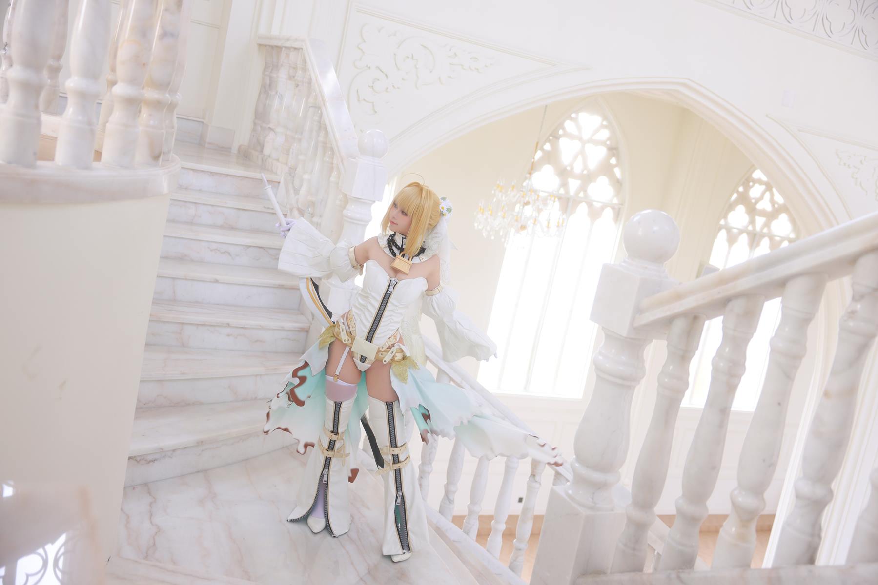 G44不会受伤 NO.130 - 尼禄花嫁[43P/458MB]