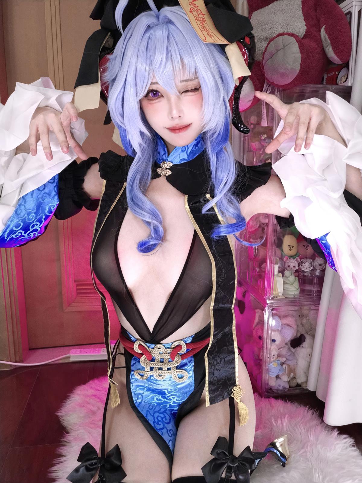 蜜汁猫裘 - 原神甘雨 国风小僵尸[47P/242MB]