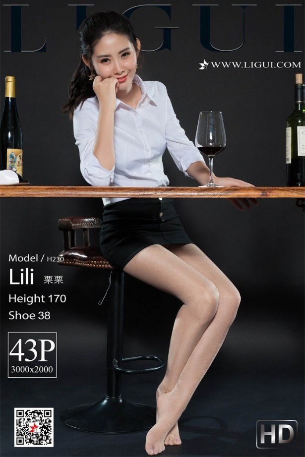 [Ligui丽柜] 2018.12.19 红酒与肉丝 Model 栗栗 [44P/39.3MB]