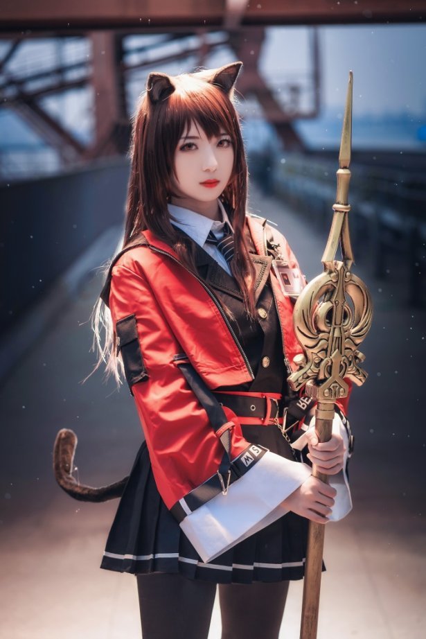 动漫博主@弥音音ww 明日方舟 天火 [14P/42.8MB]-萌图网