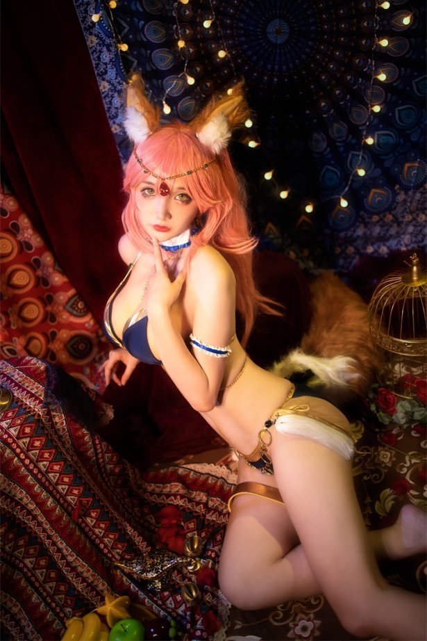 知名动漫博主@仙九Airi 小玉舞娘 [18P/370MB]-萌图网