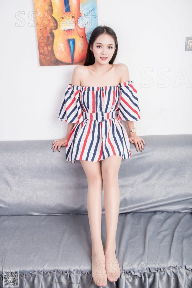 SSA丝社 第048期：女秘书兰兰沙发上的美腿肉丝特写 [99P/128MB]-萌图网