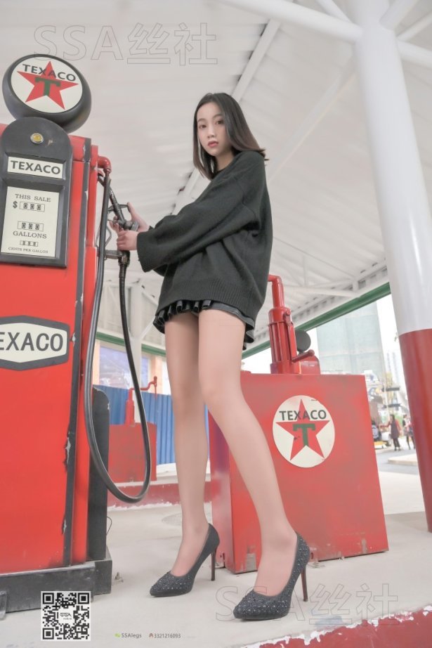 SSA丝社 第094期：腿模大大街拍 [133P/220M]-萌图网