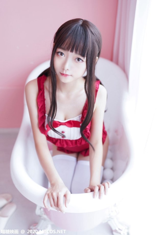 [喵糖映画]VOL.179 粉色浴缸白丝泡泡 [47P/223M]-萌图网